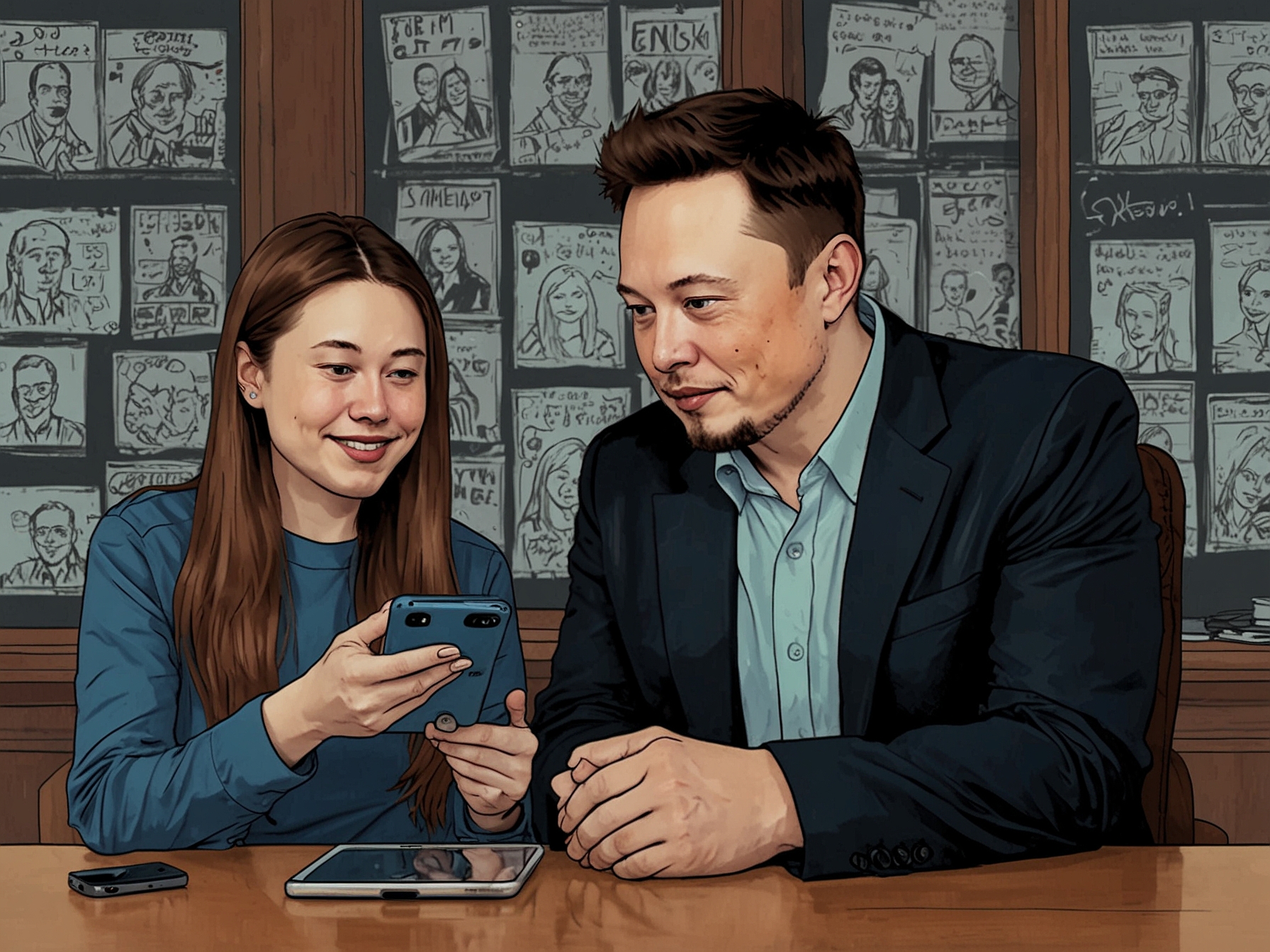A teenager engaging with TikTok on a smartphone, surrounded by digital icons representing creativity and community, highlighting the app's cultural significance.
