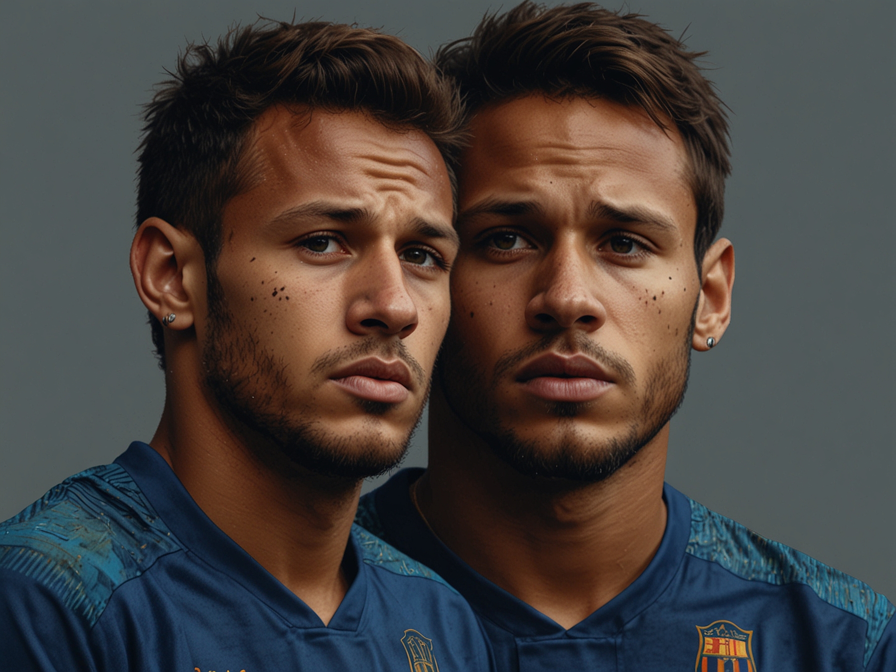 A social media screen displaying Neymar's sarcastic Instagram comment, symbolizing the rise of online conversations in sports and player dynamics.