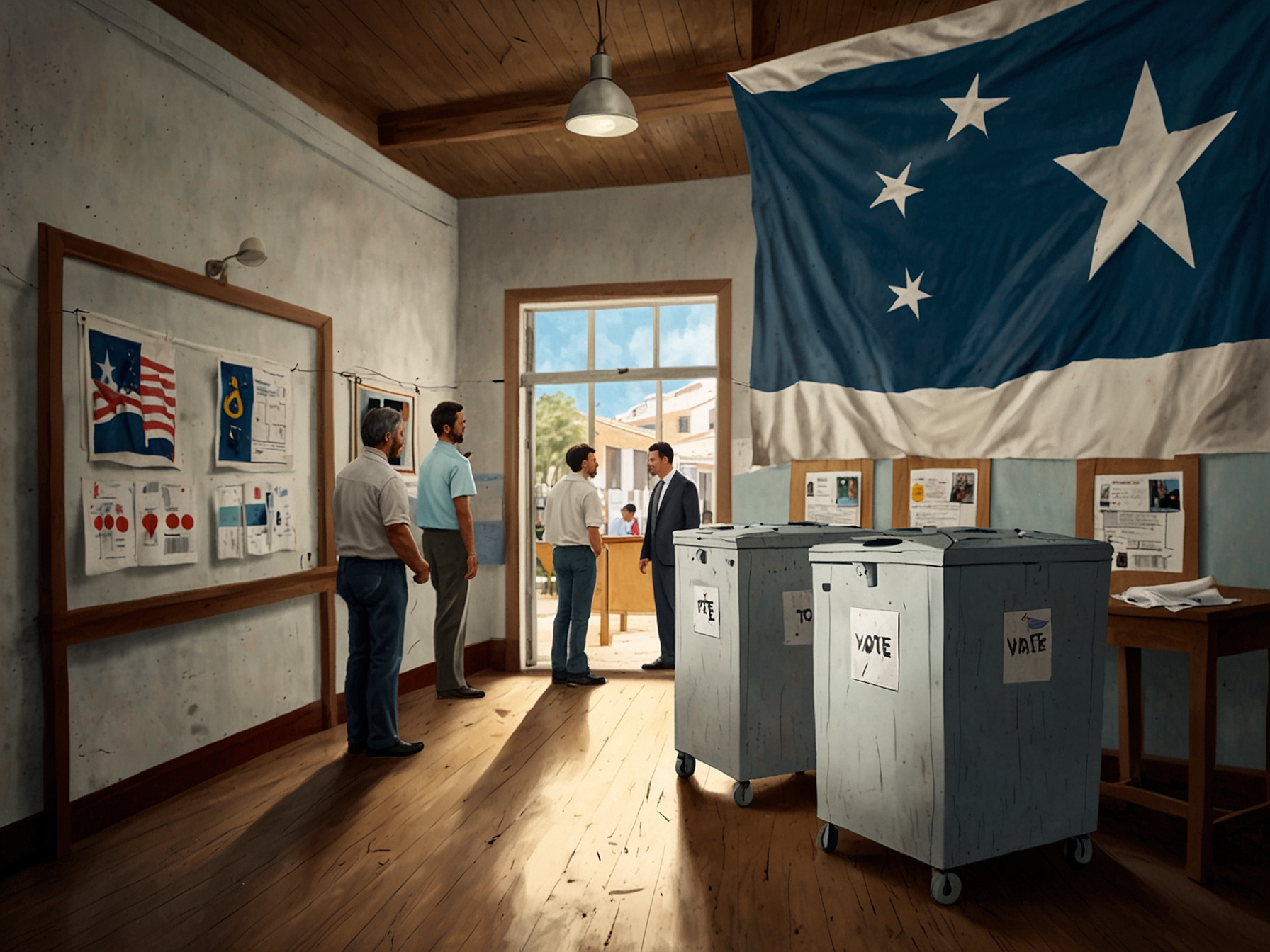 A montage of prominent political figures from Uruguay and Argentina, revealing the contrasting political landscapes and public sentiments in both countries.