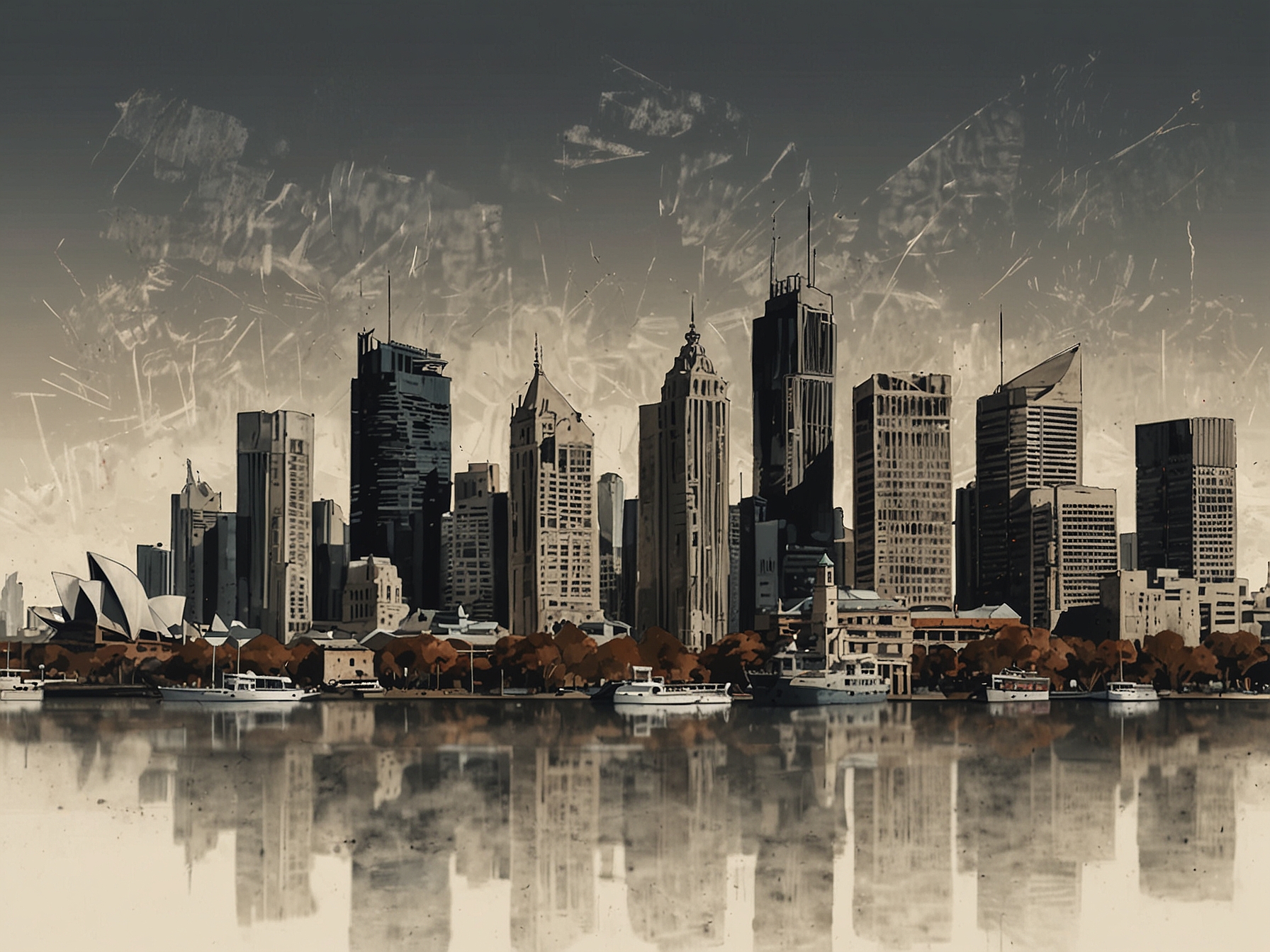 A close-up image of an empty street during lockdown, combined with symbolic images of money and bills, representing the financial stress caused by COVID-19 fines.