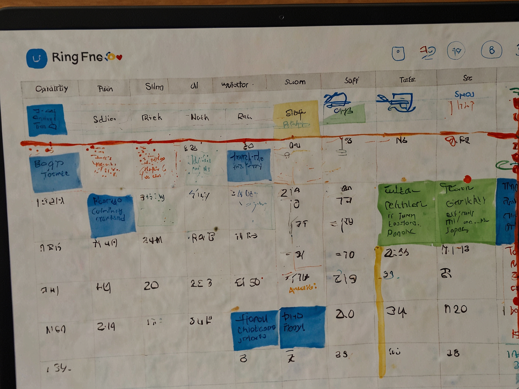 A visual representation of a user interacting with Google Calendar on an Android device, managing tasks effortlessly within the app's redesigned layout.