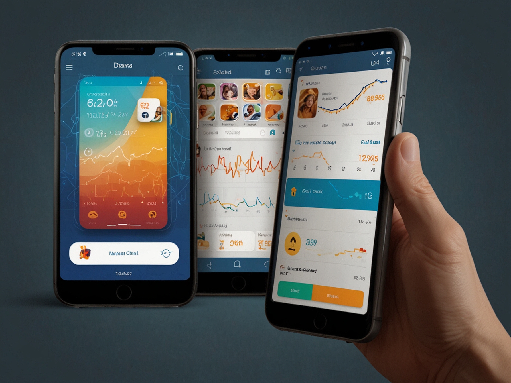 A smartphone displaying the DANA app interface, showcasing the 'Link DANA Kaget' feature with eye-catching graphics and a notification of winning money.