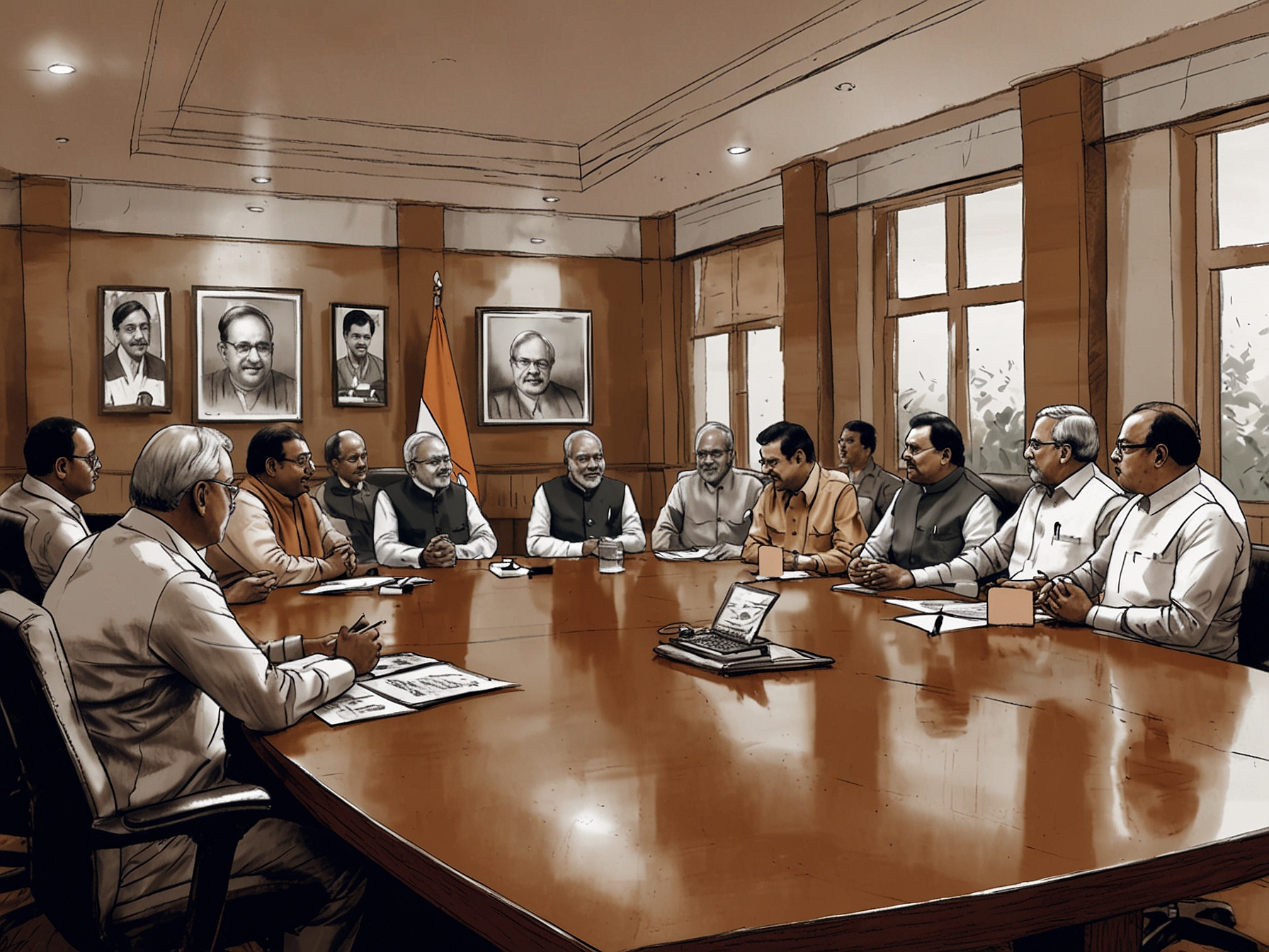 A collage featuring portraits of Devendra Fadnavis and Eknath Shinde, representing the two key figures in the Maharashtra political landscape and their rivalry for power.