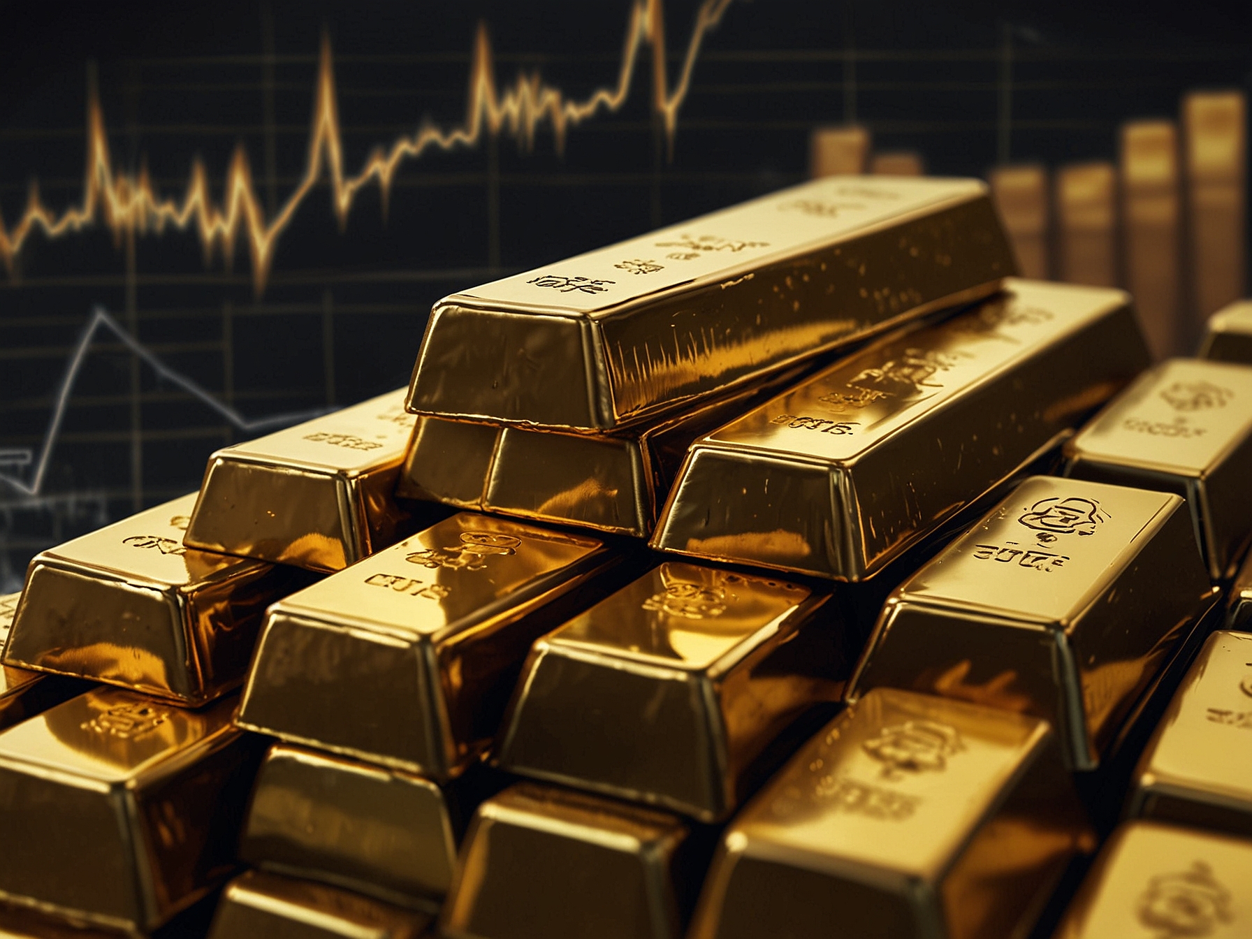 A thoughtful investor examining gold bars with an open financial document, highlighting the importance of investment decisions amidst rising gold prices.