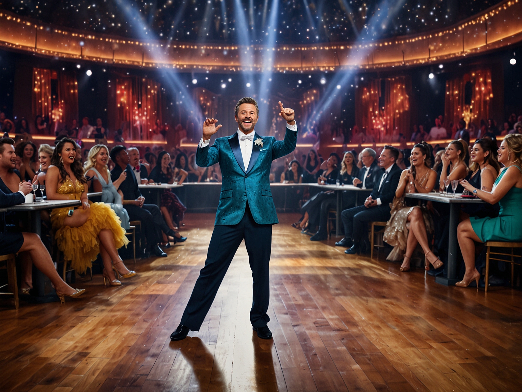 A montage of the season's finalists, showcasing their diverse dance styles and emotional moments, reflecting the growth and connections formed throughout the competition.