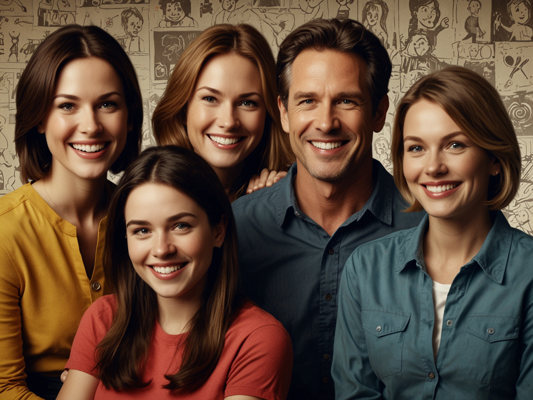 A split image showcasing the contrasting ratings between 'Family by Choice' and 'Face Me,' emphasizing the fluctuating viewer interest in Korean dramas.