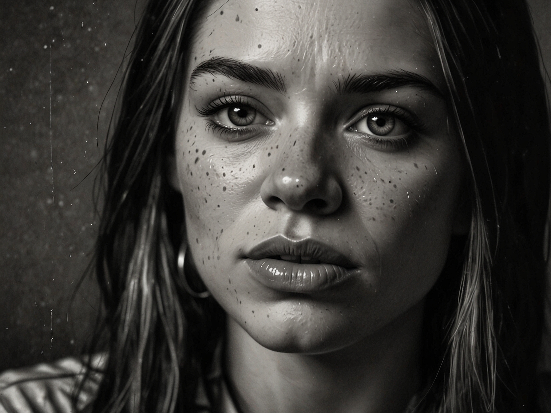 A close-up shot of Kayla Nicole with tears in her eyes, capturing the depth of her emotions as she navigates her public breakup on the reality show.