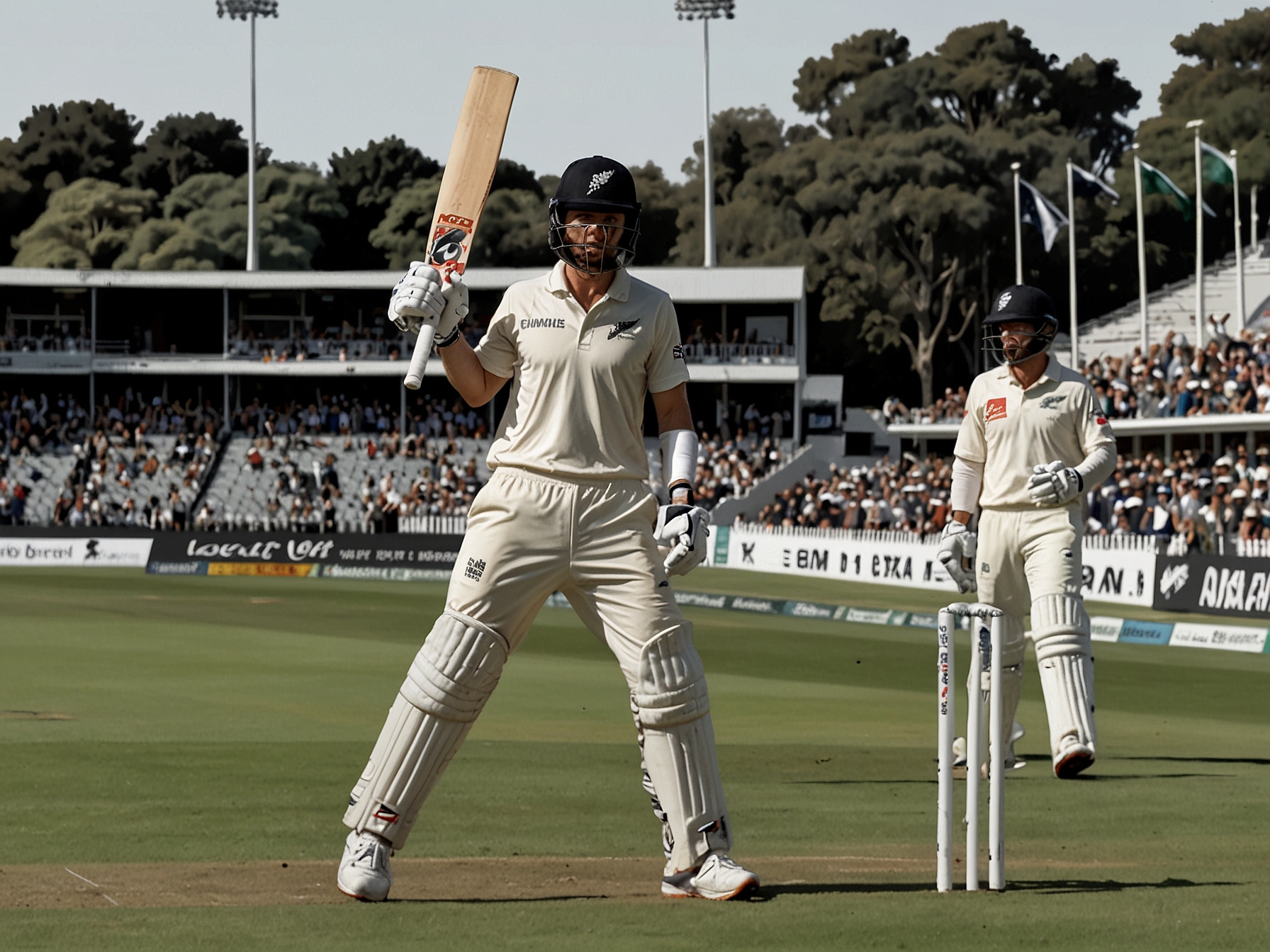 Joe Root in action during his 150th Test, surrounded by teammates, emphasizing the significance of the occasion as he celebrates a milestone in his cricketing career.