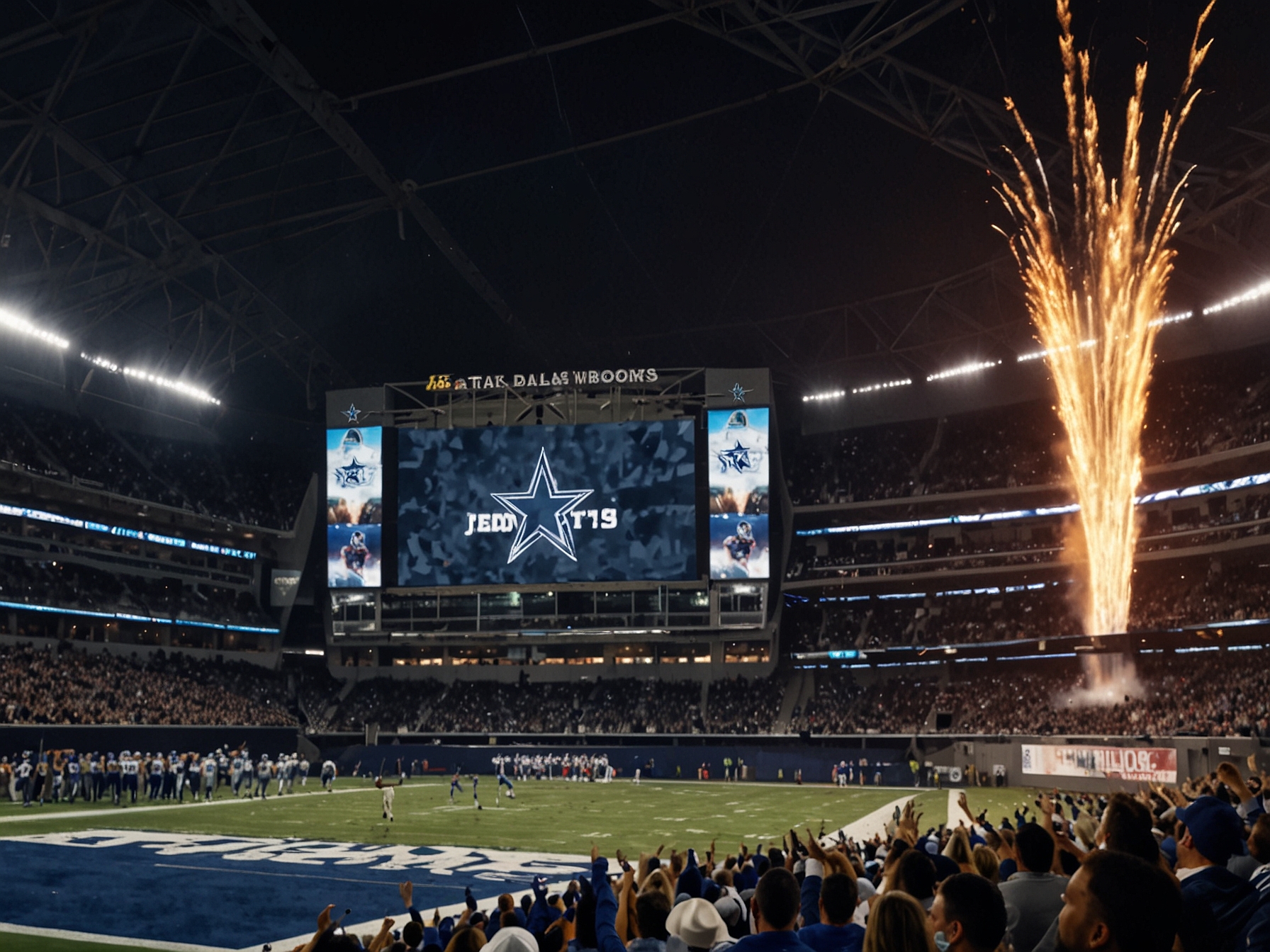 Dallas Cowboys players huddled together in celebration after their Thanksgiving Day win, their faces reflecting relief and determination as they look towards future games.