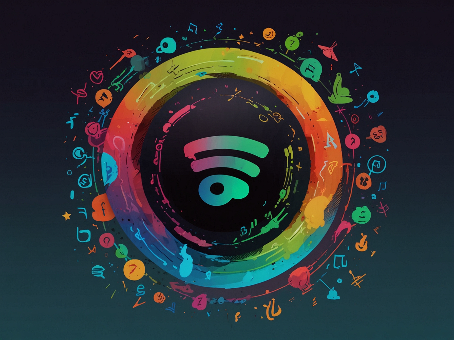 A collage of social media posts with playful reactions from Spotify users sharing their Wrapped results, showcasing a mix of humor, nostalgia, and community spirit.