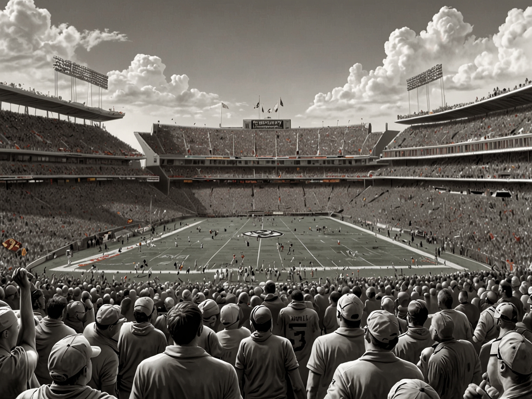 A television screen displaying the Amazon Prime Video logo, showcasing the NFL game promotion, with snacks and drinks prepared for viewers at home.