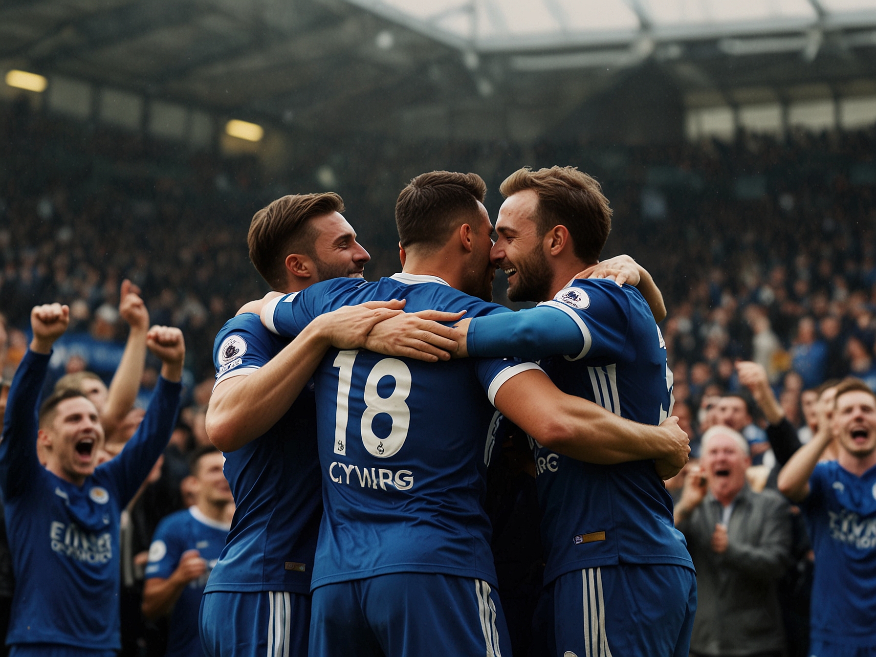 Conor Coady reflects on Leicester's victory after the match; he expresses the team's sense of unity and determination, showcasing the emotional highs of a newfound team spirit.