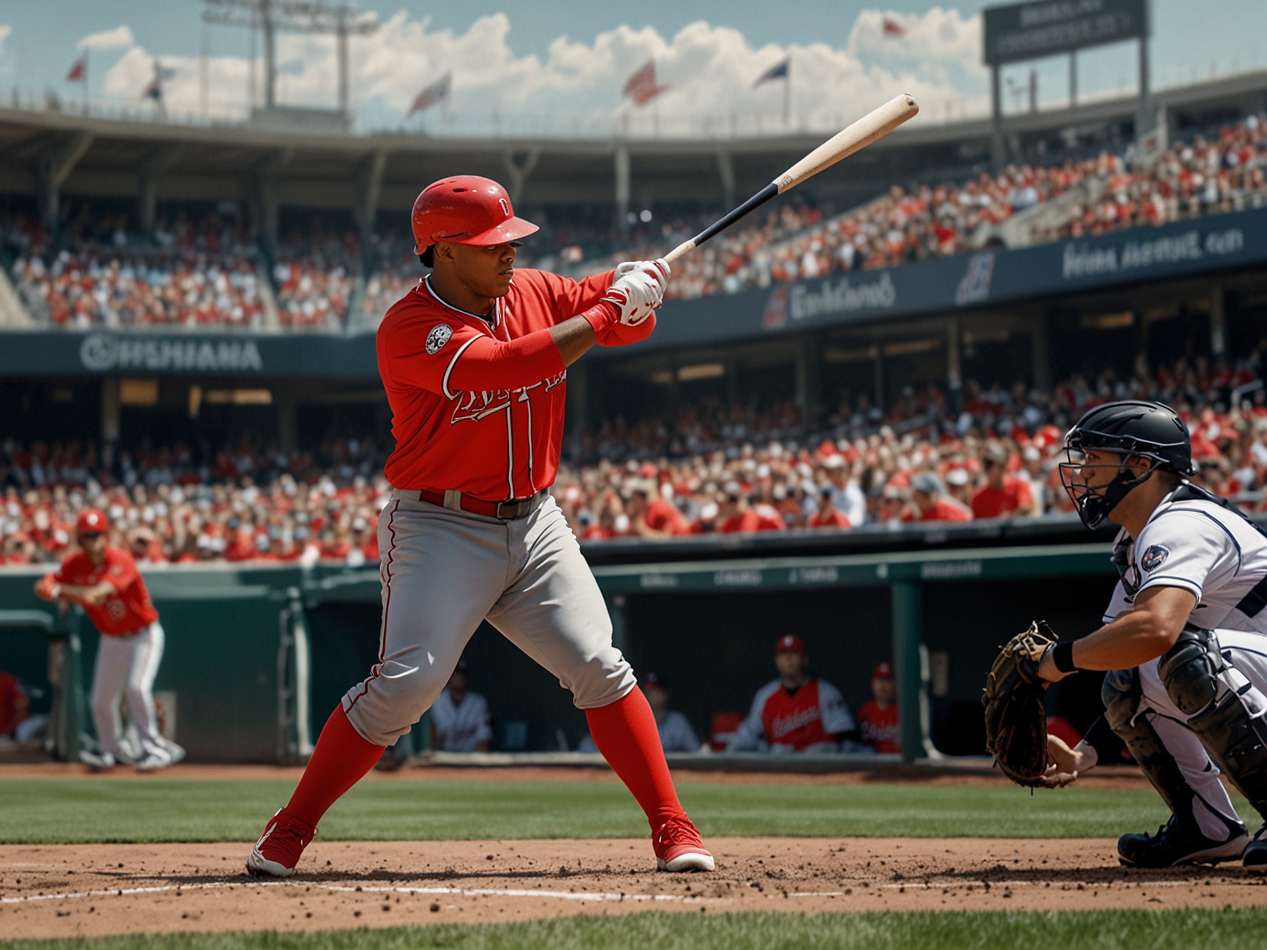 A collage featuring logos of major MLB teams like the Yankees, Mets, and Red Sox, symbolizing the competitive environment for Juan Soto's free agency decision.