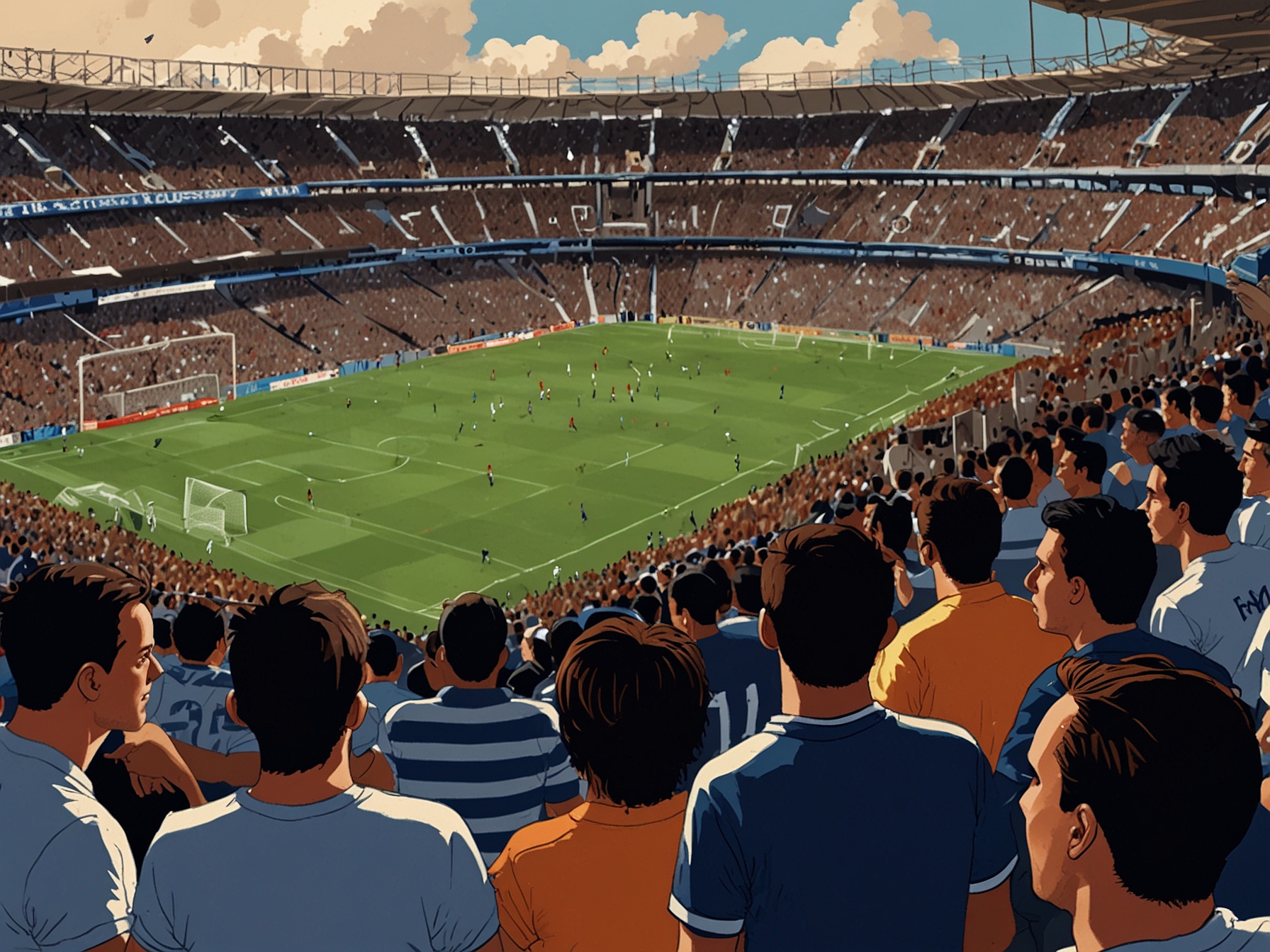 A close-up of Atlético de San Luis players celebrating after scoring a goal in the previous match. The determination and joy reflect their recent success against Tigres.