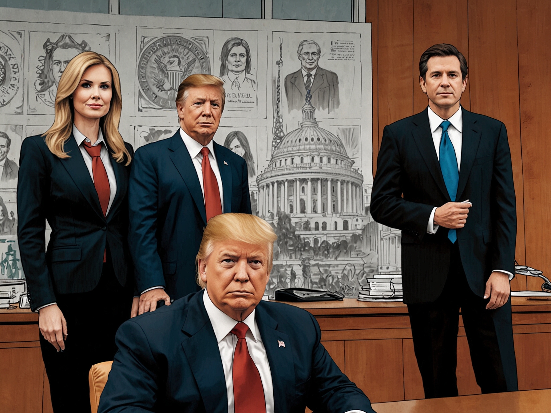 A split image depicting a businessman in an office setting representing business expertise, alongside scenes of small businesses and government buildings, capturing the theme of reform in governance.