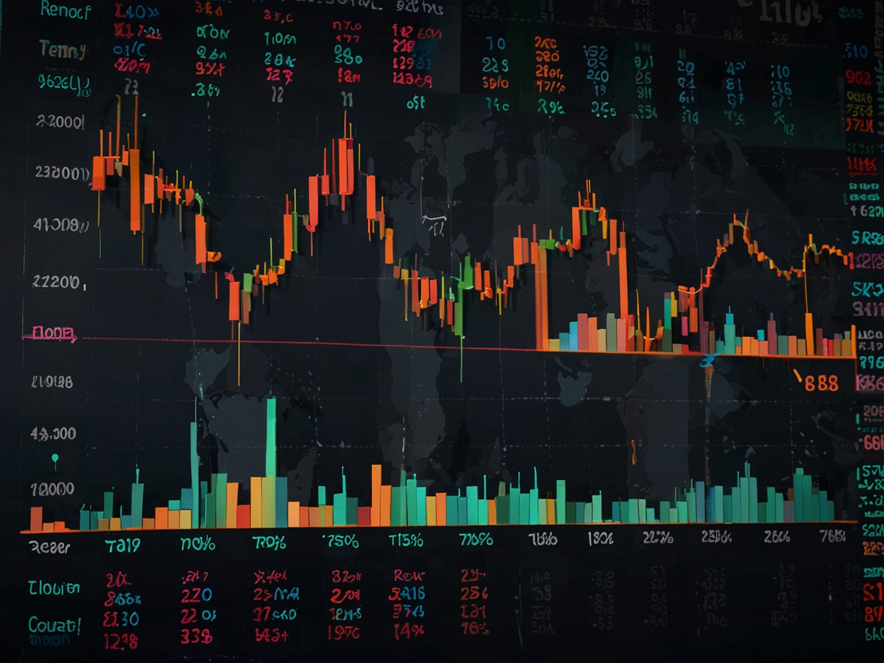 A conceptual image depicting a balance between risk and reward, featuring a scale with stocks on one side and fluctuating graphs on the other, emphasizing the need for informed decision-making in investments.