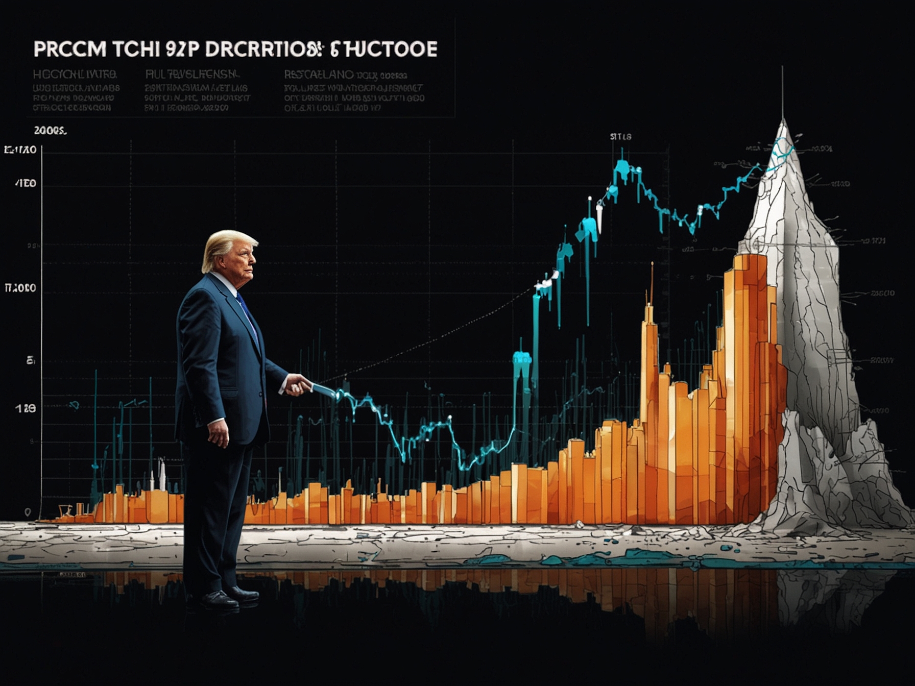 A visual representation of Bitcoin coins with the backdrop of Wall Street, symbolizing the intersection of traditional finance and the crypto revolution amidst evolving regulations.
