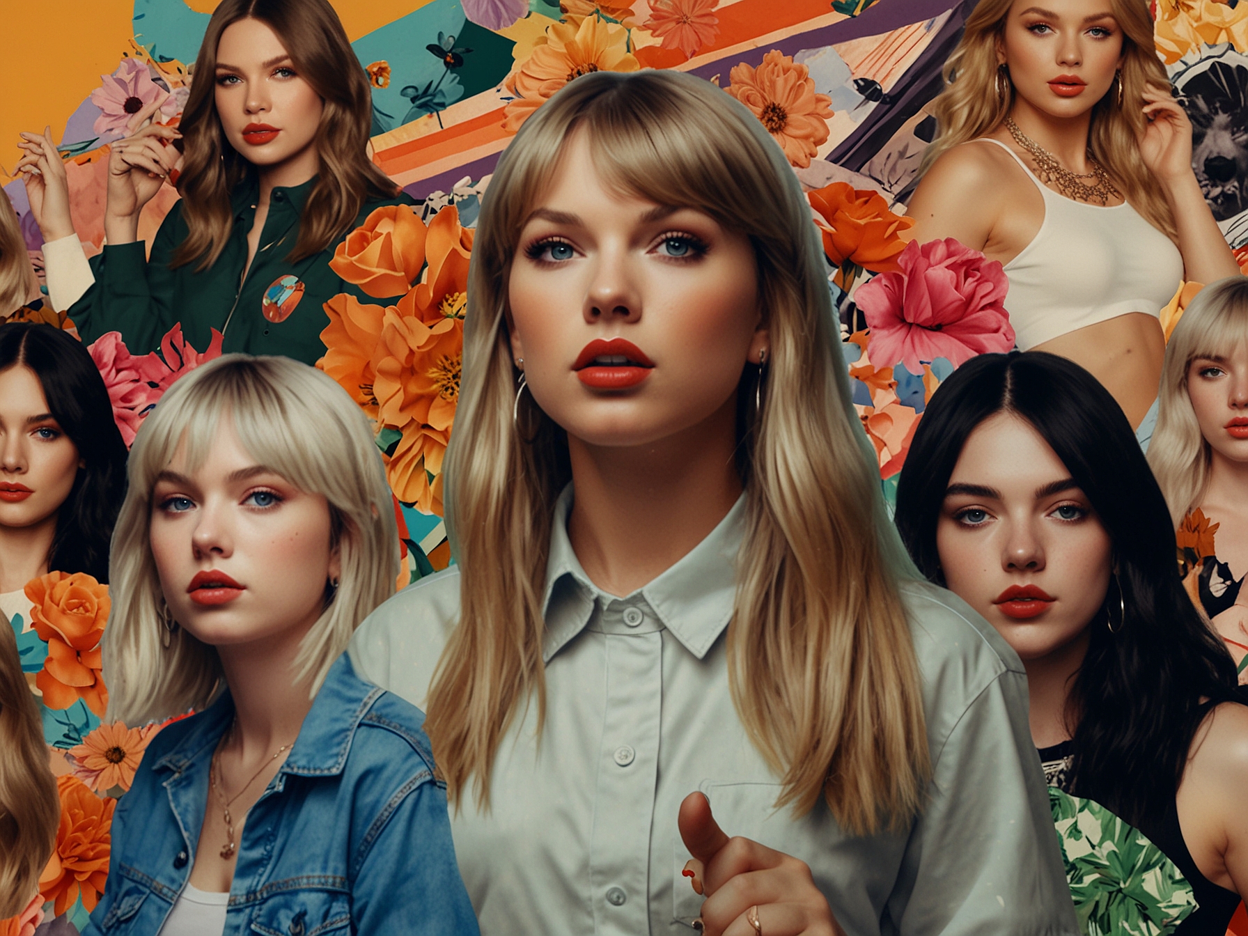 A close-up of Taylor Swift's AR bracelet charm created in collaboration with Snapchat, signifying the innovative connection between artists and their fans this year.