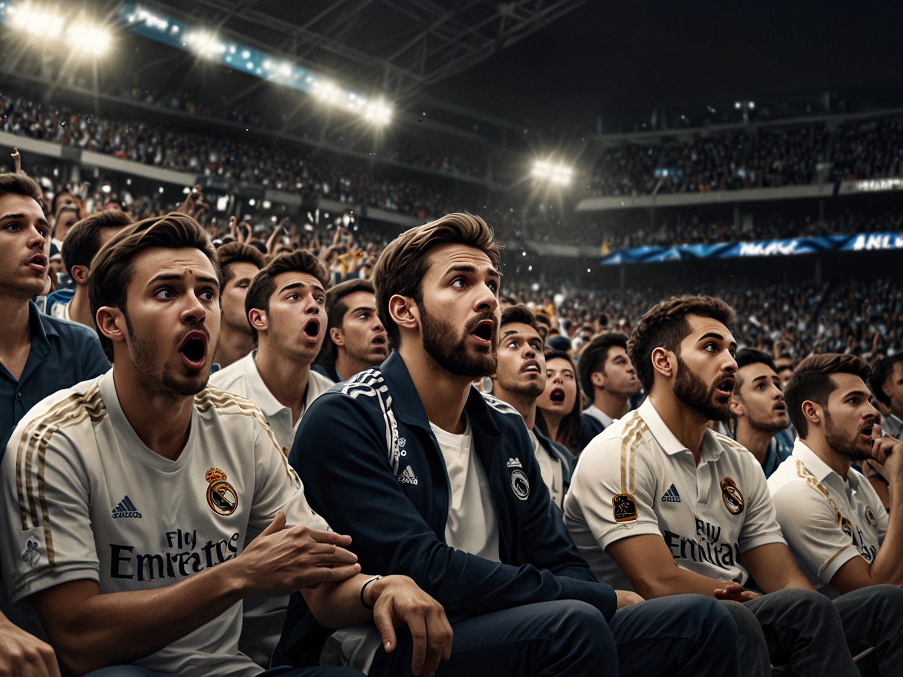 An action shot displaying Kylian Mbappé looking frustrated after missing a penalty, highlighting the pressure he faces amid growing scrutiny on the team's performance.
