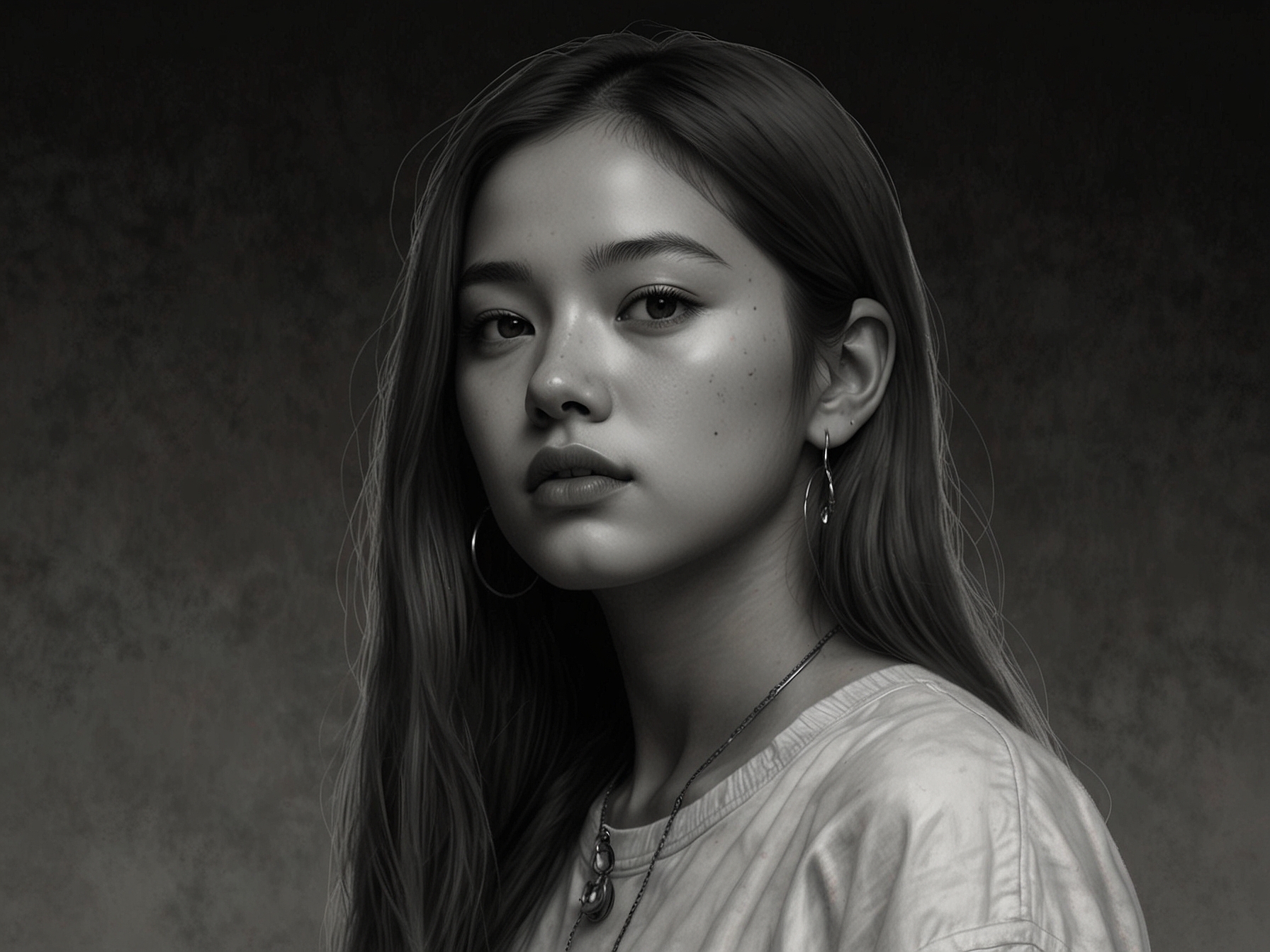 An artistic depiction of a broken heart intertwined with music notes, symbolizing the connection between love, heartbreak, and the artistry of Rose's latest single. The colors convey a sense of sadness and beauty.