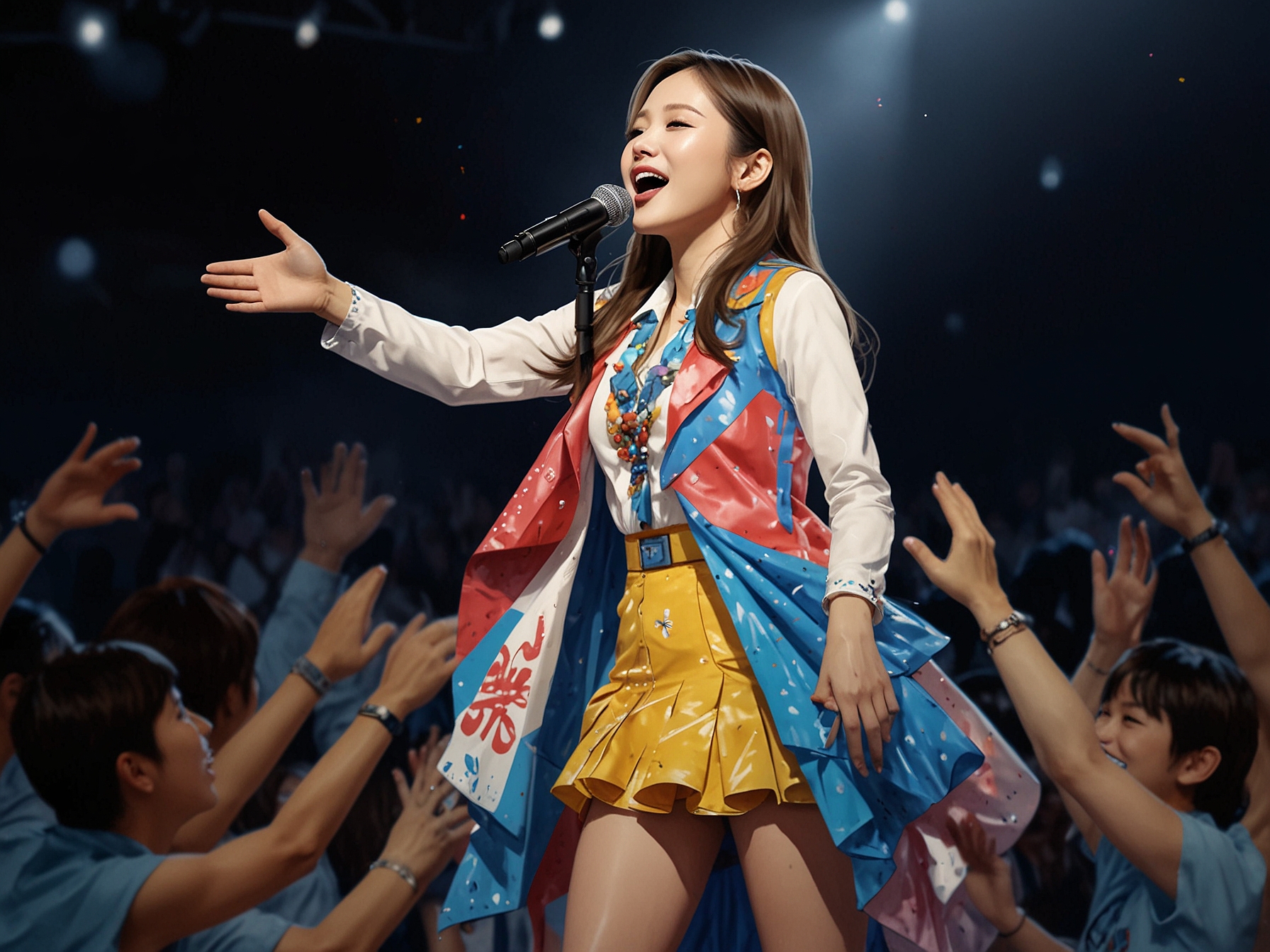 A collage of Miho Nakayama's album covers showcasing her musical journey, intertwined with scenes from the film 'Love Letter,' celebrating her dual legacy as a singer and actress.