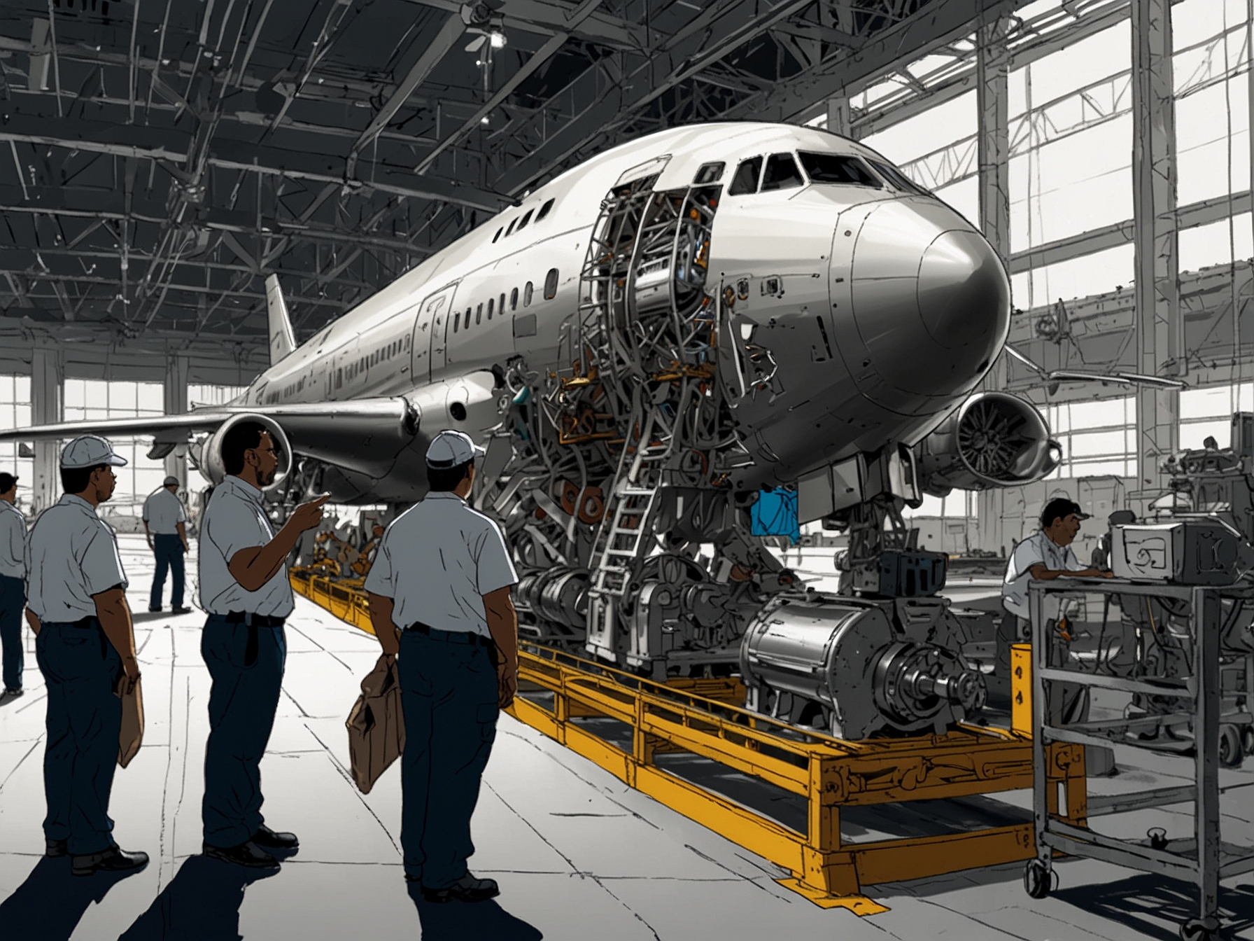 A poignant visual of an empty commercial aircraft cabin, representing the trust passengers place in airlines, contrasted with the unsettling issues raised by whistleblowers about safety integrity.