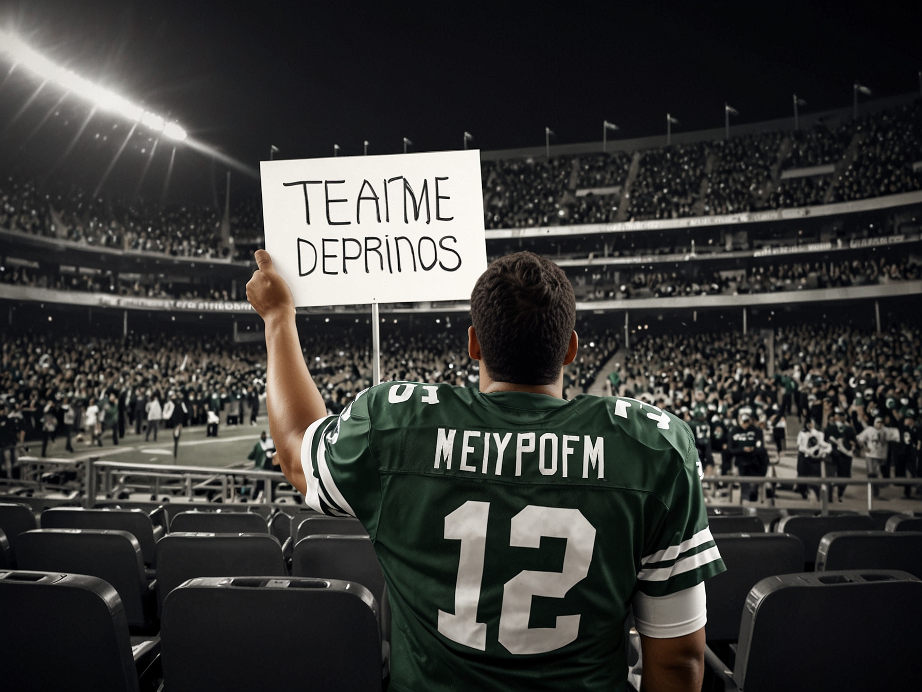 The New York Jets players on the sidelines during a game, showcasing a mix of intense determination and palpable frustration as they experience another disappointing fourth-quarter collapse.