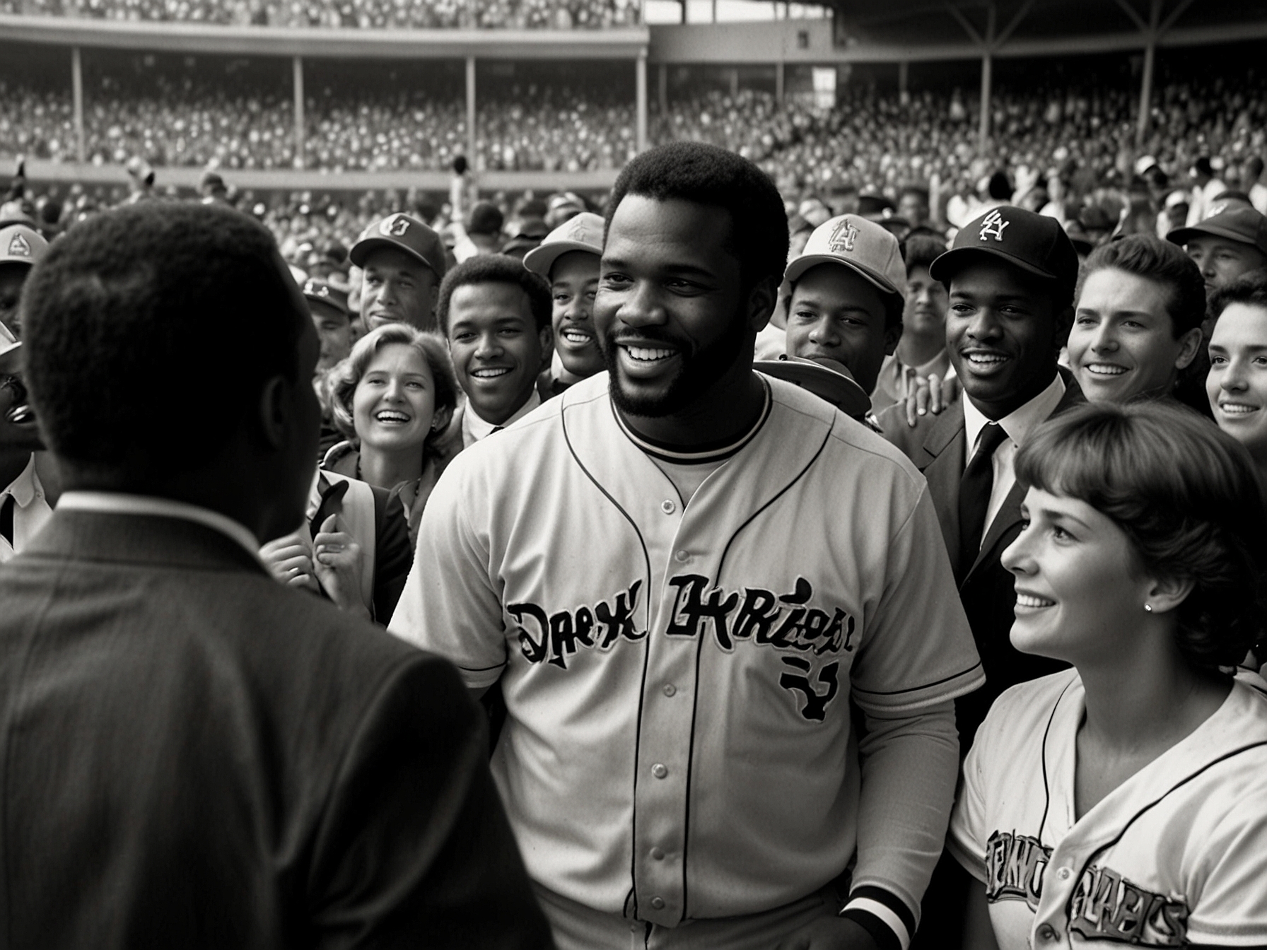 A vintage collage of Dick Allen's career highlights, showcasing his batting prowess and the spirit he brought to the game, ultimately leading to his Hall of Fame induction.
