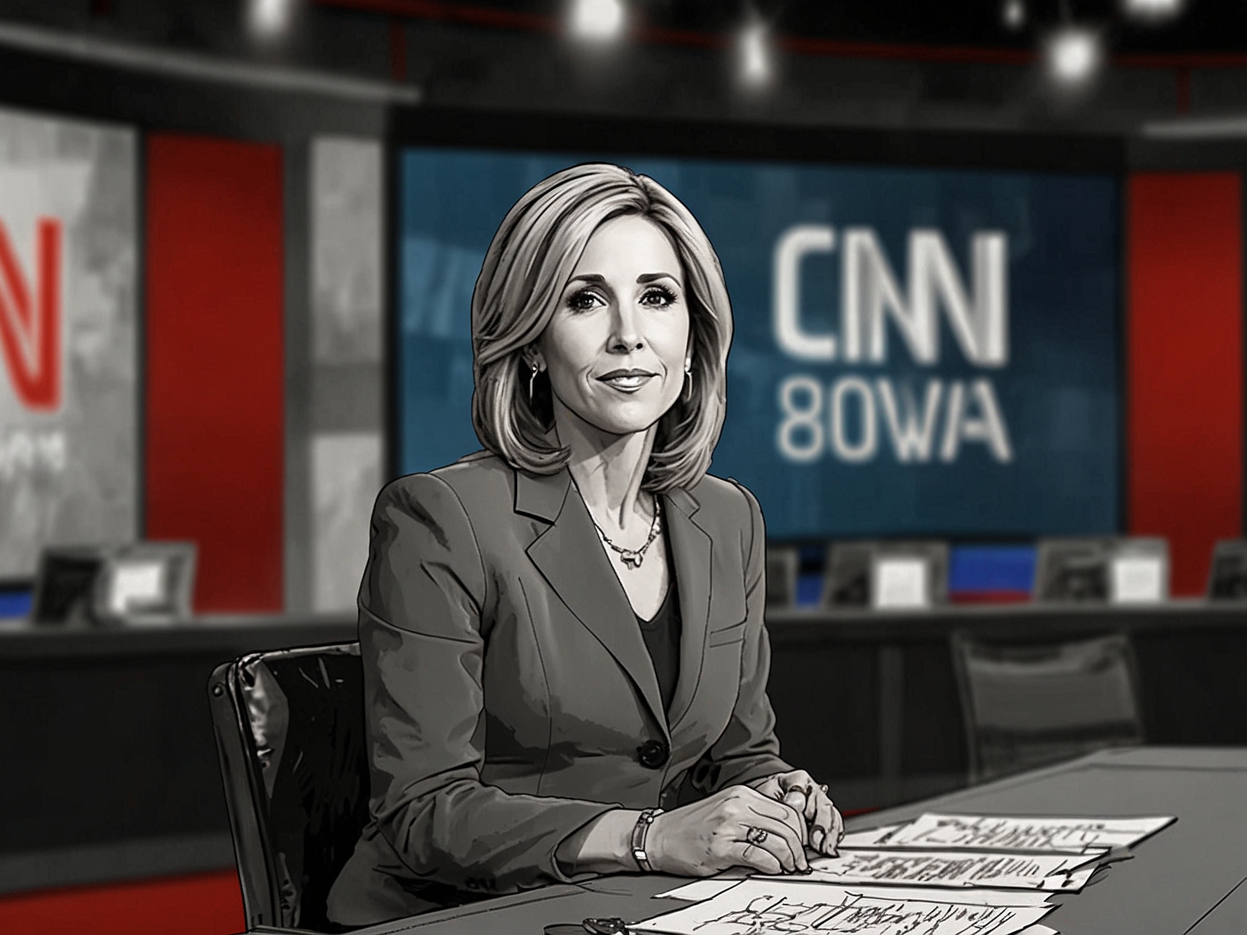 An image of Camerota holding her memoir 'Combat Love,' displaying personal insights into her life and career, juxtaposed with a heartfelt message of farewell.