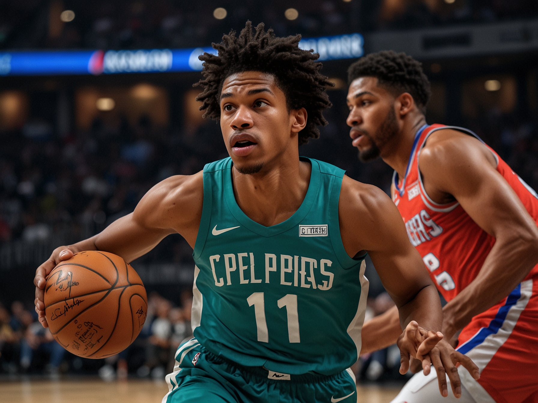 A crowd of passionate fans in the arena, passionately cheering on the Rockets, showcasing their team spirit and excitement as the game unfolds.