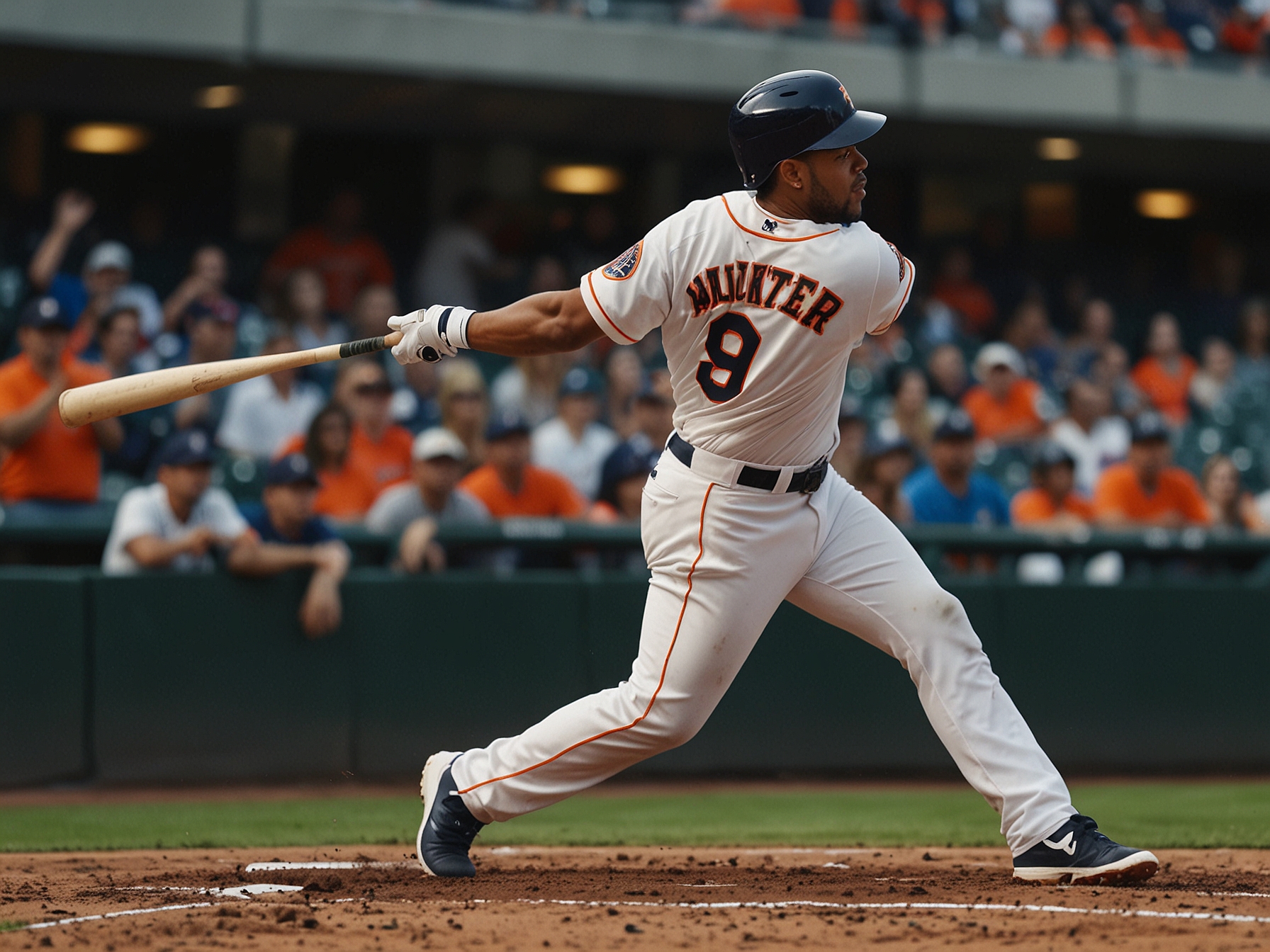 A collage showing Kyle Tucker hitting a home run and Framber Valdez delivering a pitch, symbolizing their key roles in the Astros' lineup and potential trade discussions.