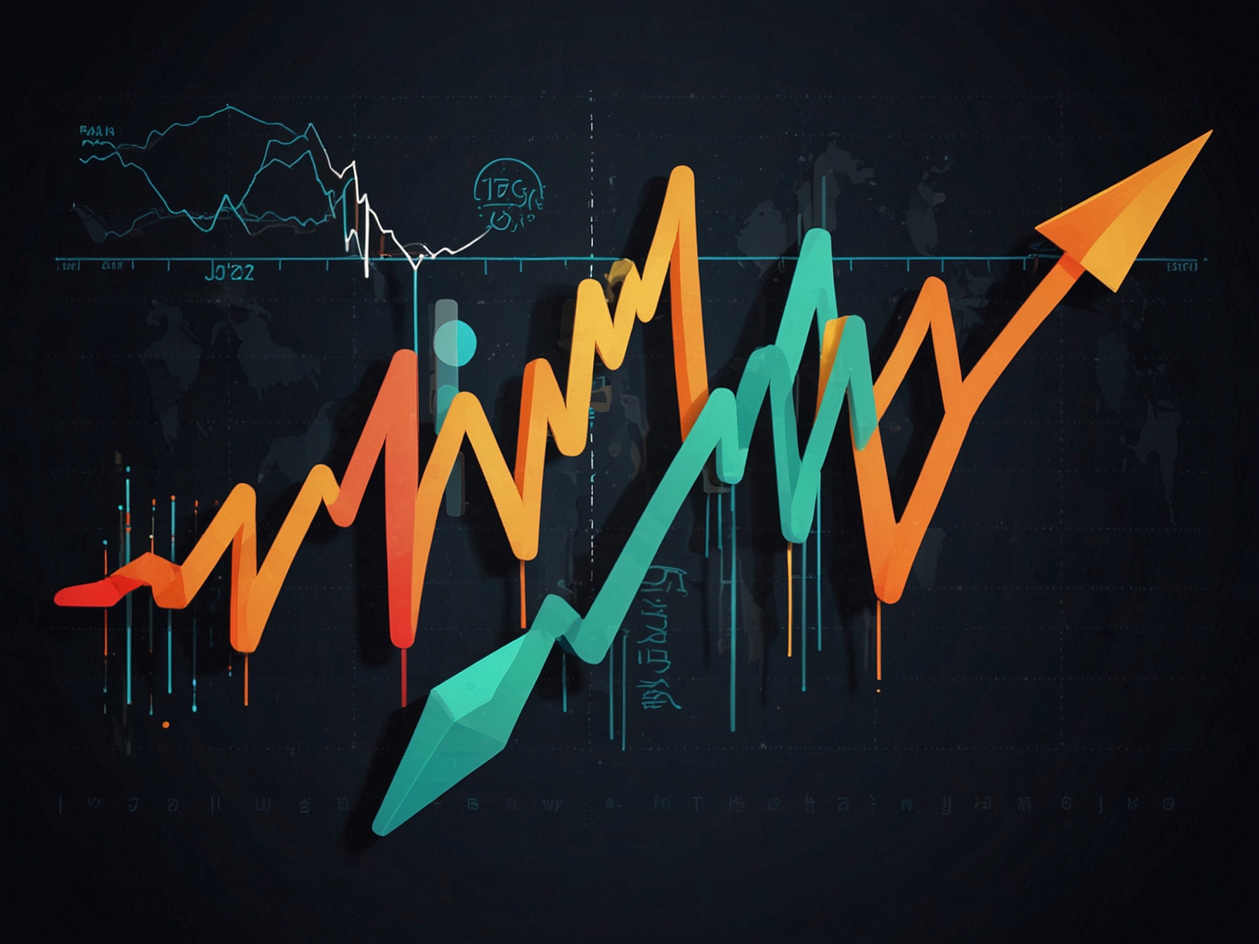 An illustration showing the Sai Life Sciences logo with a rising stock trend, representing the upcoming IPO excitement and investment opportunities in the stock market.