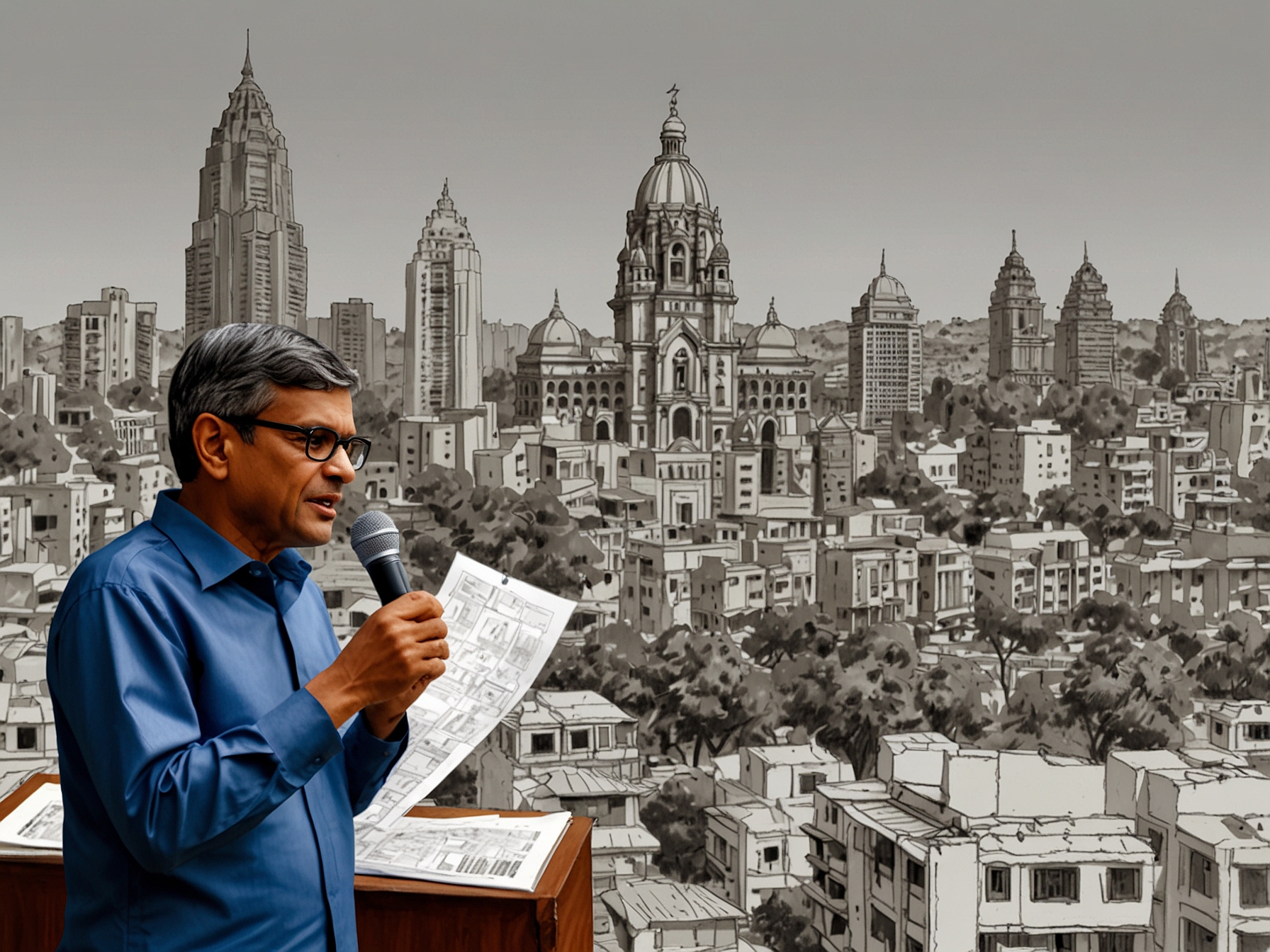 A visual representation of S.M. Krishna engaging with the community, showcasing his approach to leadership through interpersonal connections and social initiatives.
