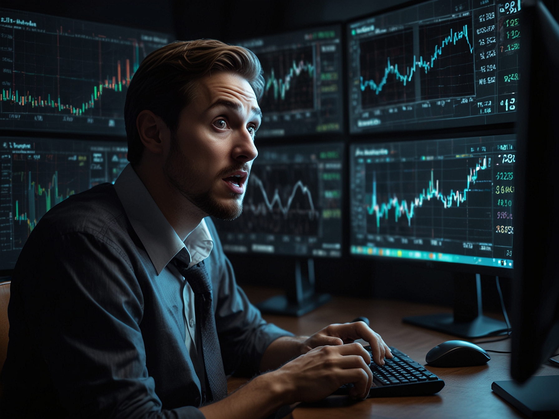A close-up of a digital chart displaying a steep decline in crypto values, representing the aftermath of $1.7 billion liquidated in one day.