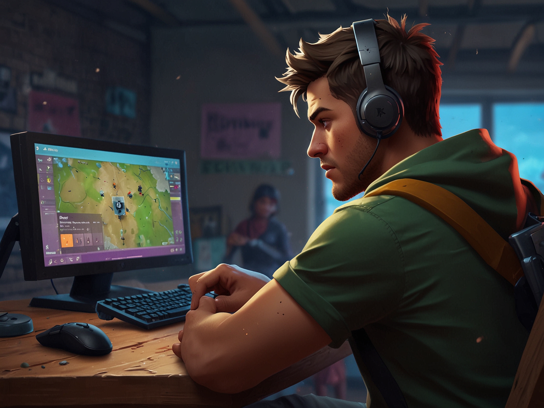 A graphic depicting the FTC logo alongside a large dollar amount, representing the $72 million in refunds owed to Fortnite players, with visual elements hinting at consumer protection.