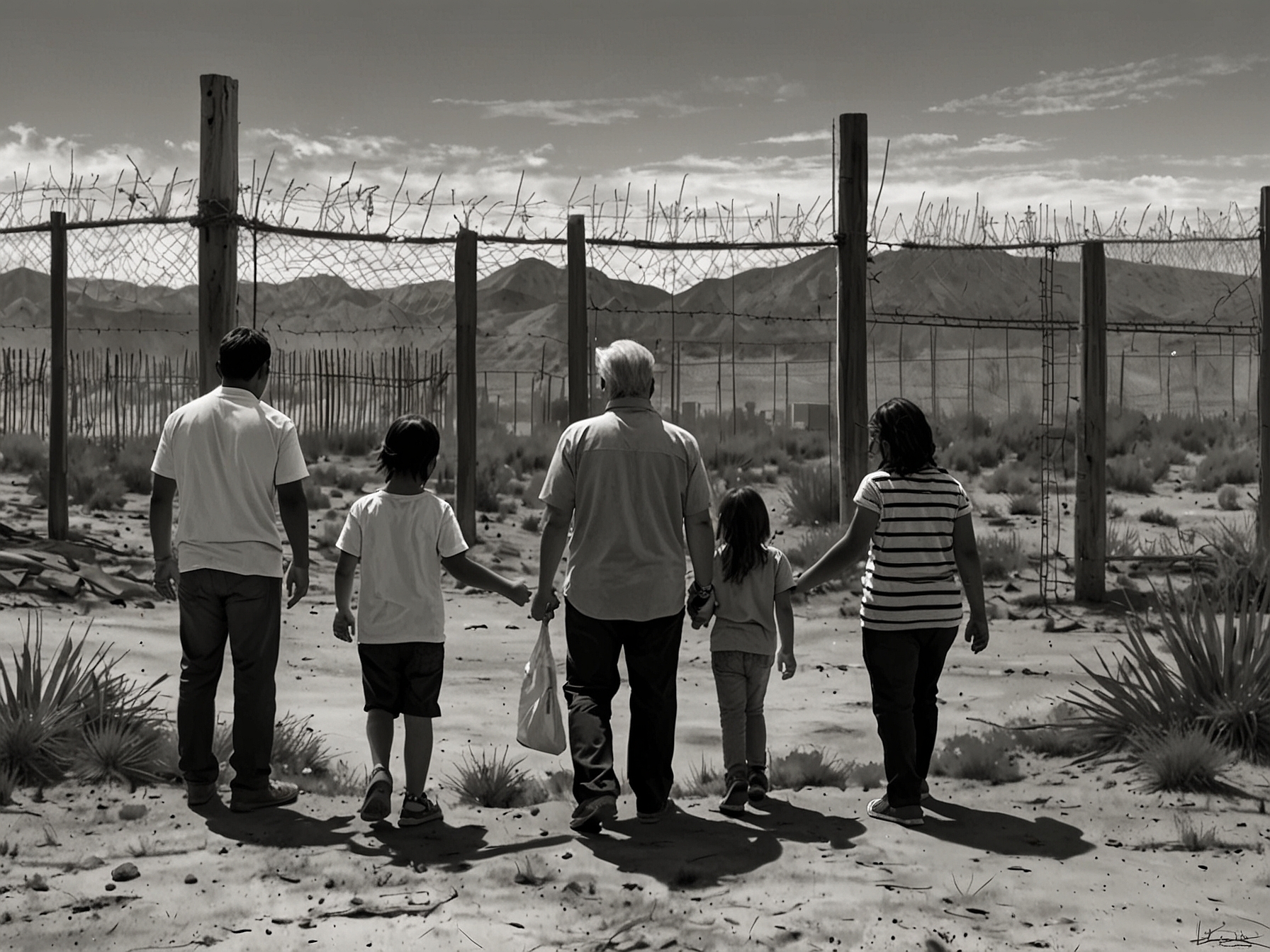 A visual representation of a young Dreamer looking hopeful while holding a sign that reads 'We are here to stay,' symbolizing the uncertainty faced by young immigrants in America.