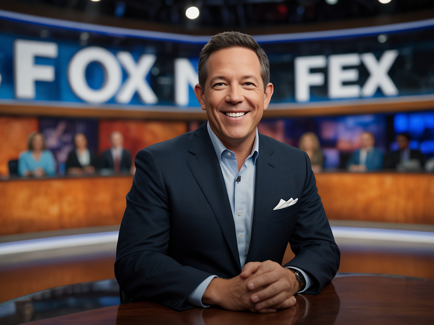 A collage featuring social media reactions from fans expressing concern and hope regarding Greg Gutfeld's future on The Five, showcasing a range of emotions and support.