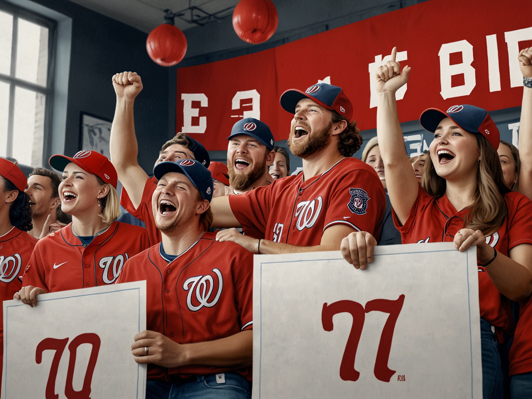 A young baseball player on a field, symbolic of the future stars that the Nationals may aim to draft, embodying the dreams and aspirations of baseball fans.
