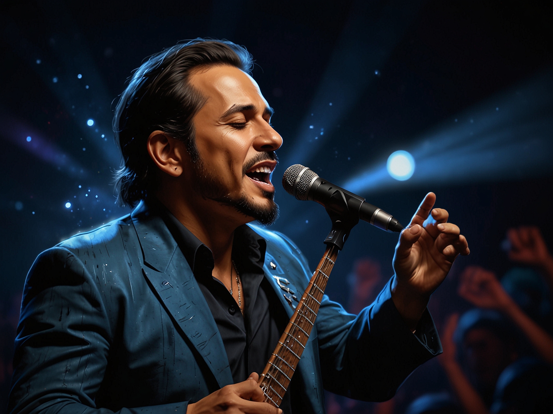 The judges of 'The Voice USA' applauding Sofronio Vasquez with enthusiasm during one of his electrifying performances, emphasizing the impact of his talent.