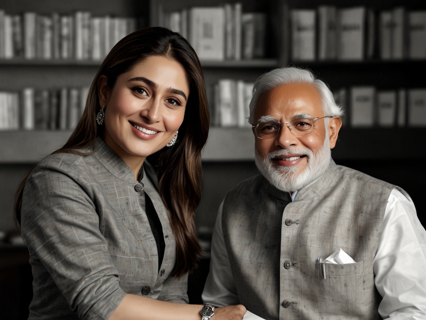 A close-up of the note gifted by PM Modi to Kareena's sons, representing a beautiful bond and a keepsake filled with family memories.