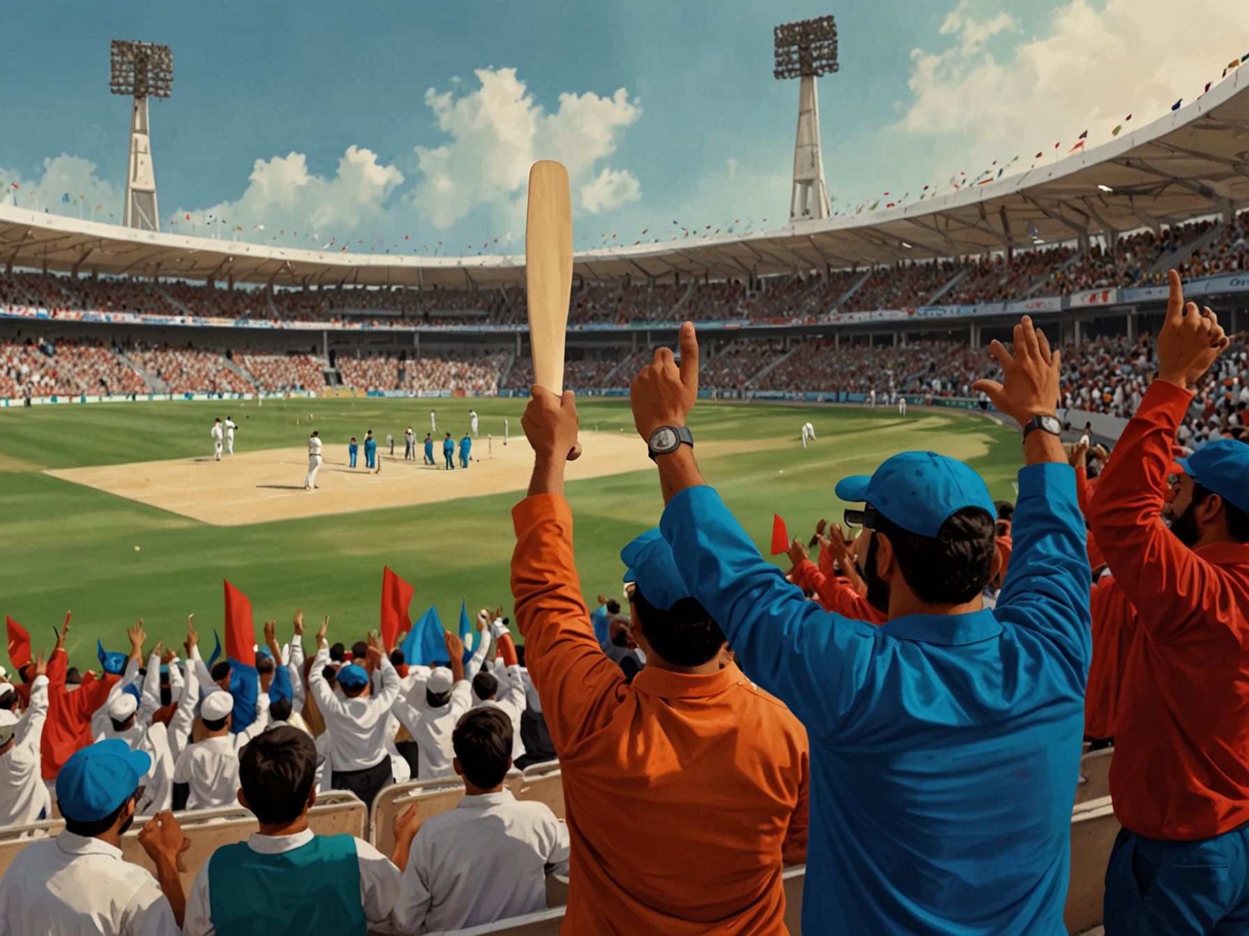 Mirawais Ashraf, president of the Afghanistan Cricket Board, speaking to young cricketers, illustrating his commitment to developing the sport despite political obstacles.