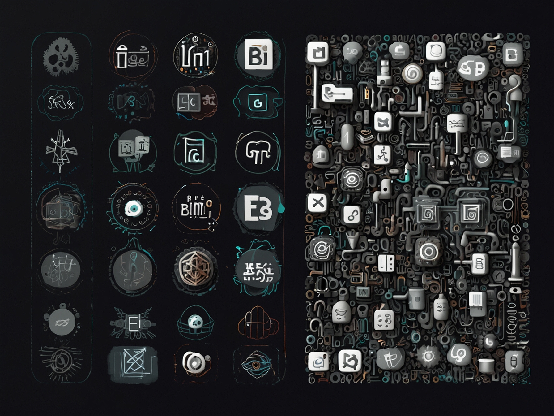 A collage of logos and interfaces of AI tools like Microsoft Bing ChatGPT, Google Bard, Copilot, Notion AI, and Chatsonic, showcasing the diverse landscape of AI technologies.