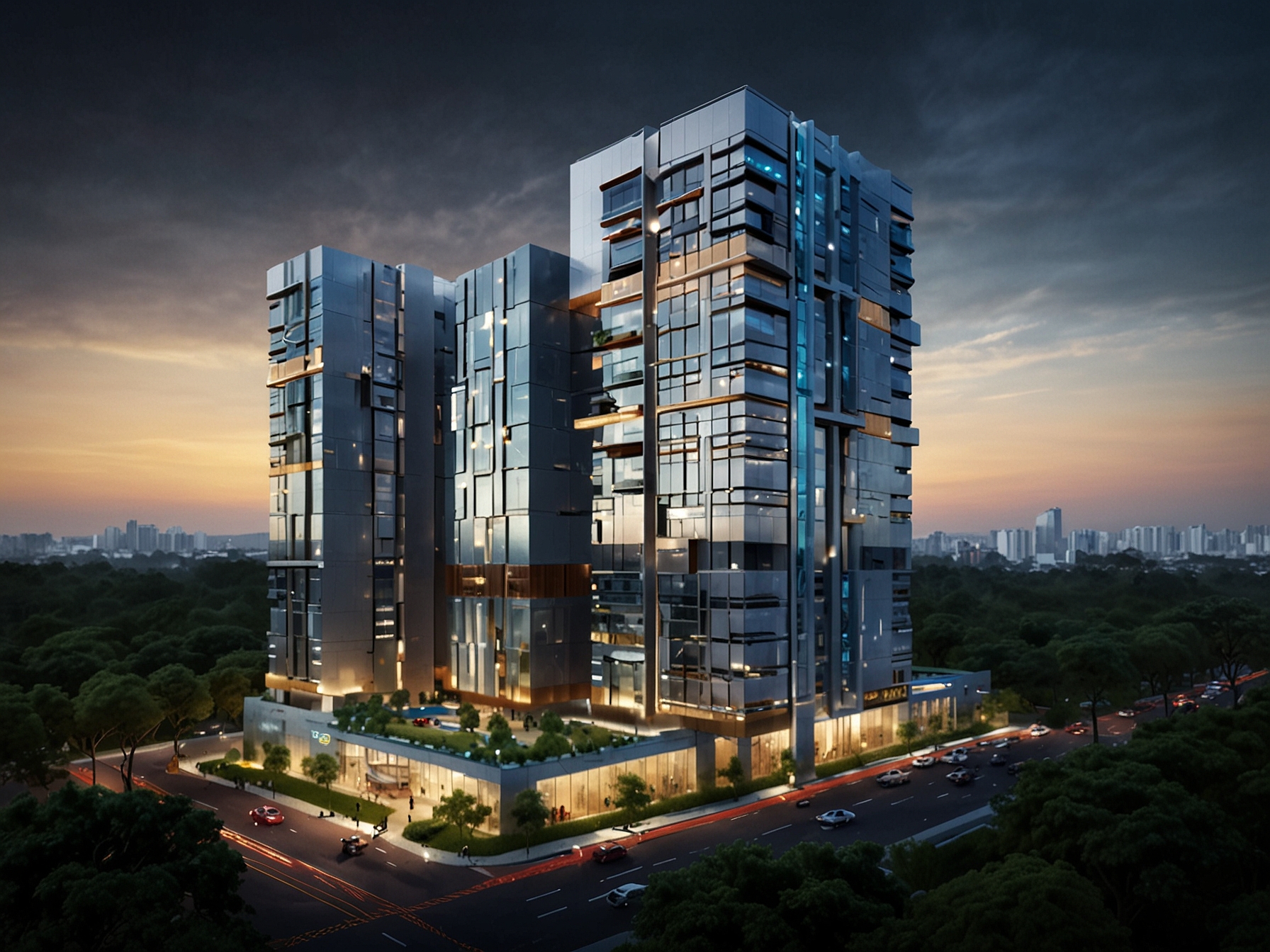 An infographic summarizing the benefits of investing in PropShare Platina REIT, highlighting its long lease terms, prime location, and backing from a US tech giant, aimed at attracting potential investors.