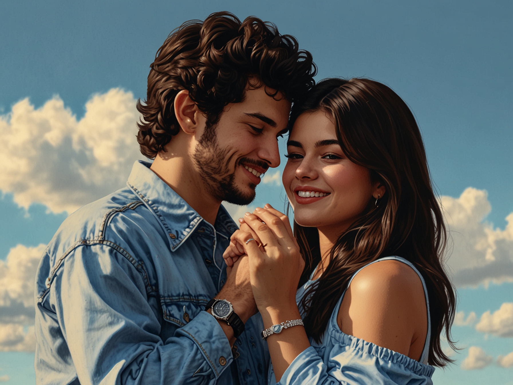 Jennifer Aniston, beaming with joy, celebrates Selena's engagement with a heartfelt message, reflecting the warmth and support of close friends during this milestone.