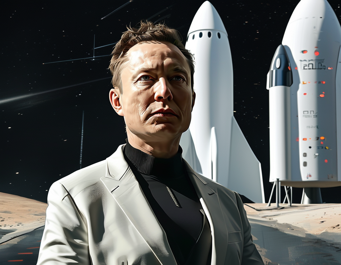 An infographic showcasing Elon Musk's financial growth chart, highlighting key milestones like surpassing $400 billion net worth, significant stock price jumps for Tesla, and the rise of SpaceX and xAI.