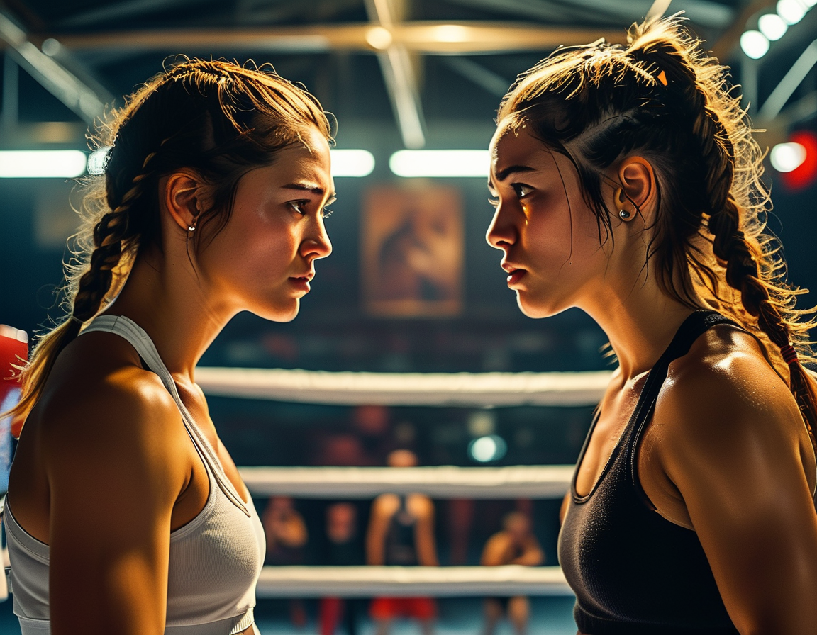 A promotional poster for the Shields vs. Perkins fight, featuring dynamic graphics, fight details, and imagery that emphasizes the importance of the WBC Heavyweight Title and women's boxing.