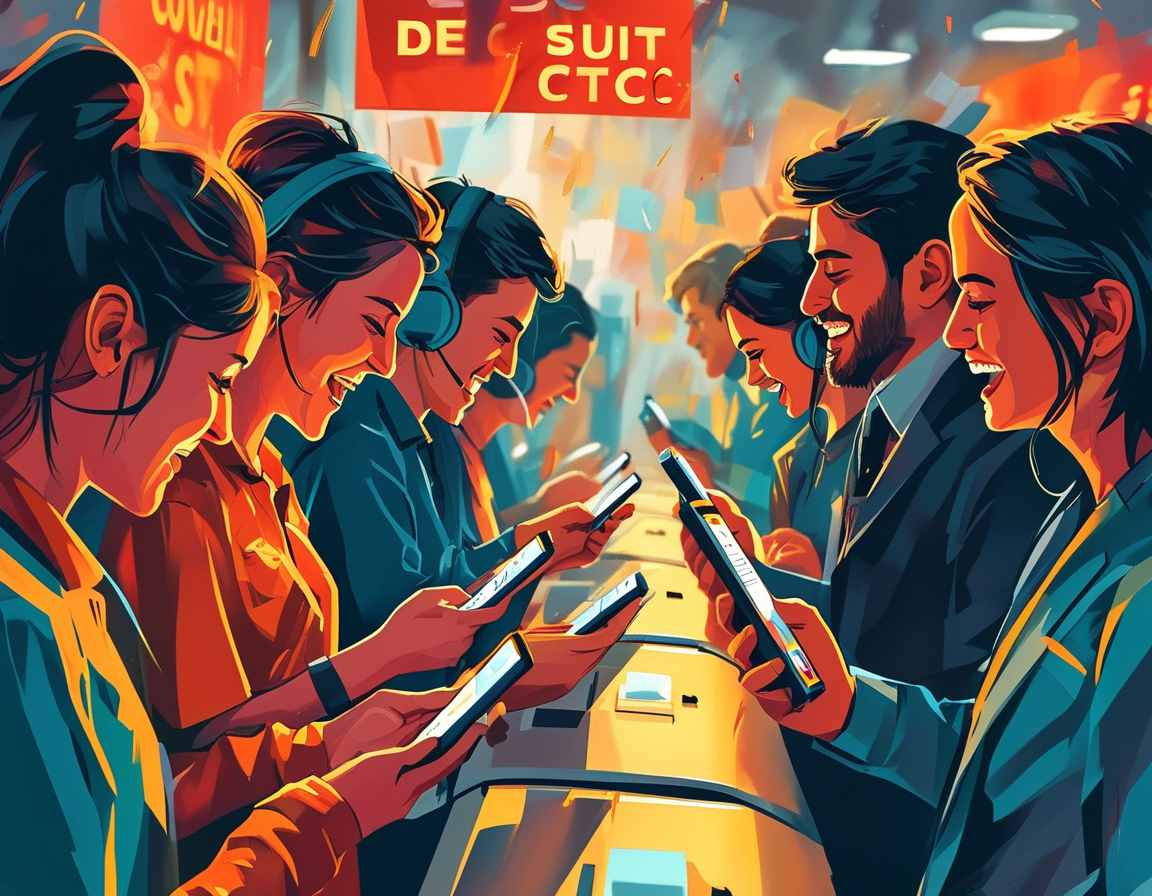A visual representation of a diverse group of individuals, both male and female, anxiously awaiting their results, symbolizing the opportunity and hope associated with the SSC GD examination.