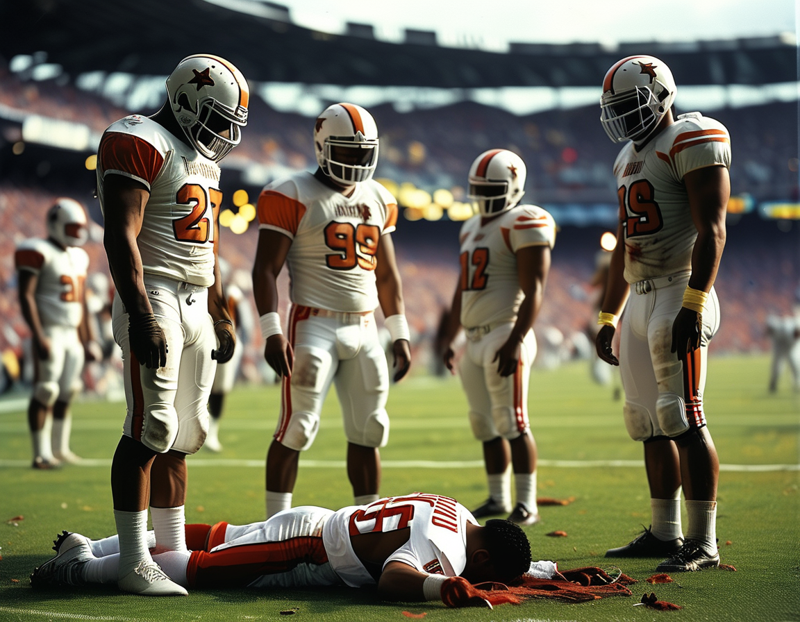 Tua Tagovailoa, the Miami Dolphins quarterback, looking somber as he reflects on the injury of his teammate Grant DuBose, emphasizing the emotional toll of football injuries.