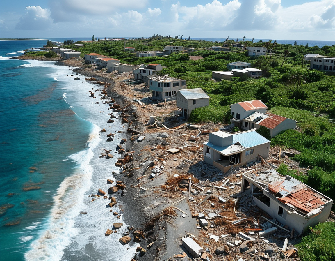 Families gathering amidst the ruins of their homes, searching for loved ones while dealing with the emotional aftermath of Cyclone Chido's catastrophic impact.