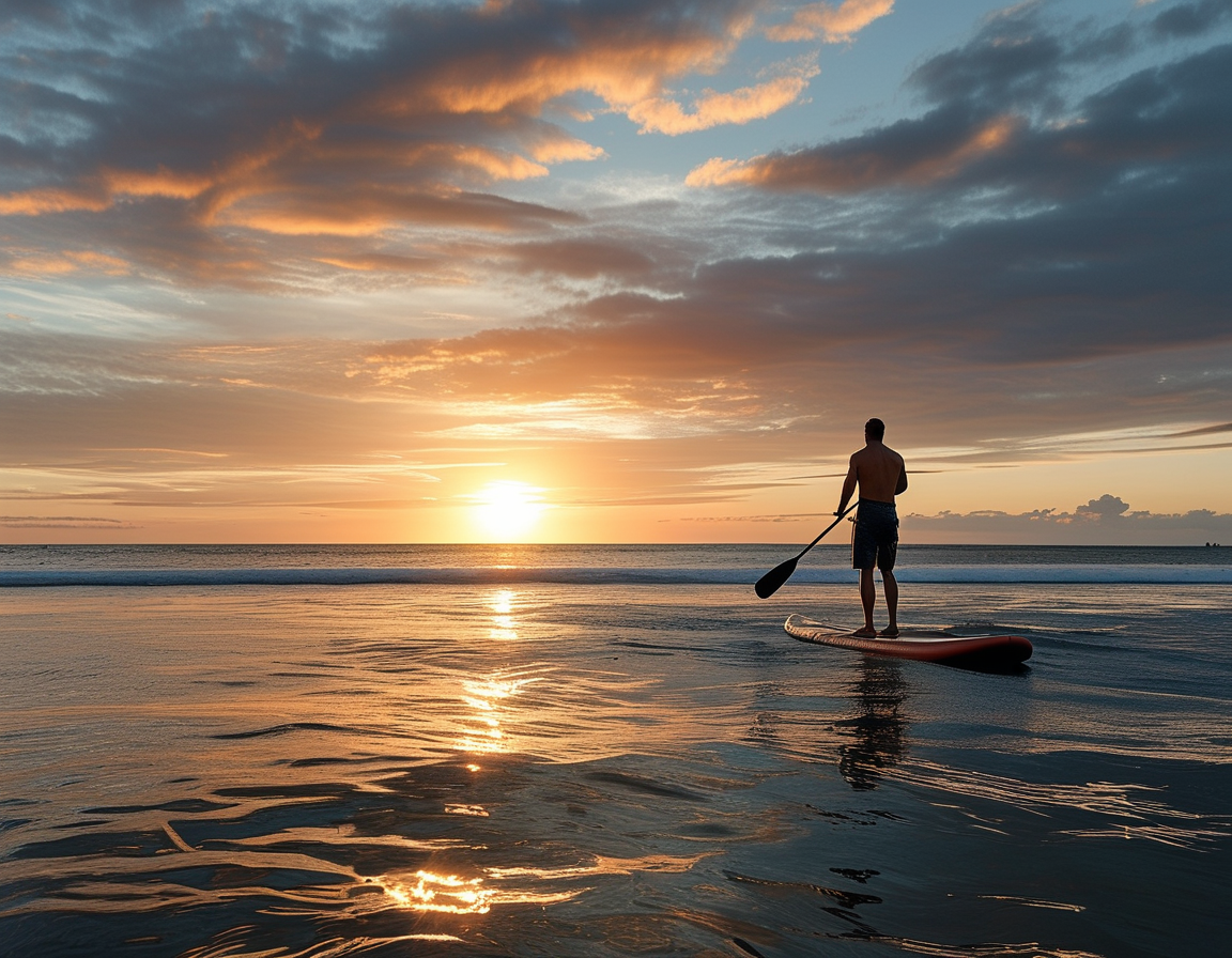 A collection of social media reactions showcasing the public's response to Orlando Bloom's paddle boarding photographs, highlighting the blend of humor and criticism often directed at celebrities.